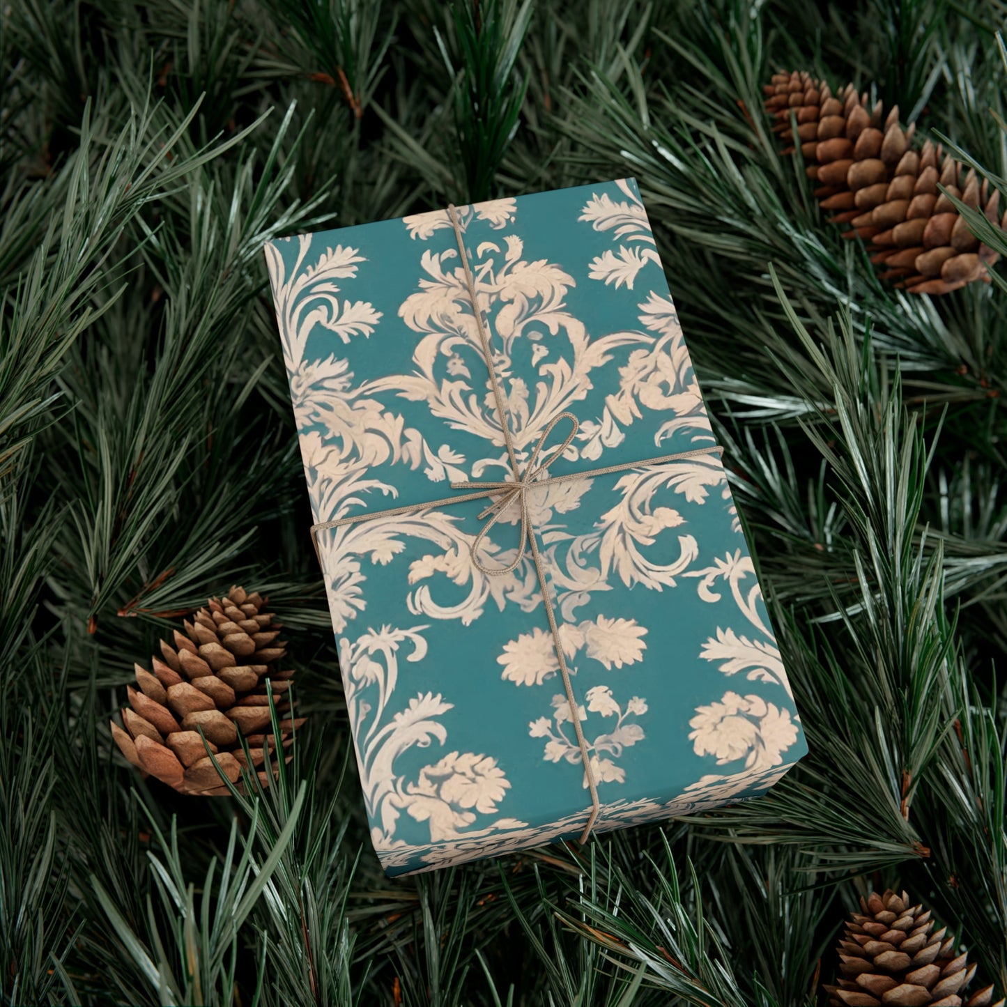 Elegant Floral Gift Wrap Papers, Artisanal Wrapping Paper for Birthdays, Weddings, Holidays, Eco-Friendly Packaging - aMOOsing Designs