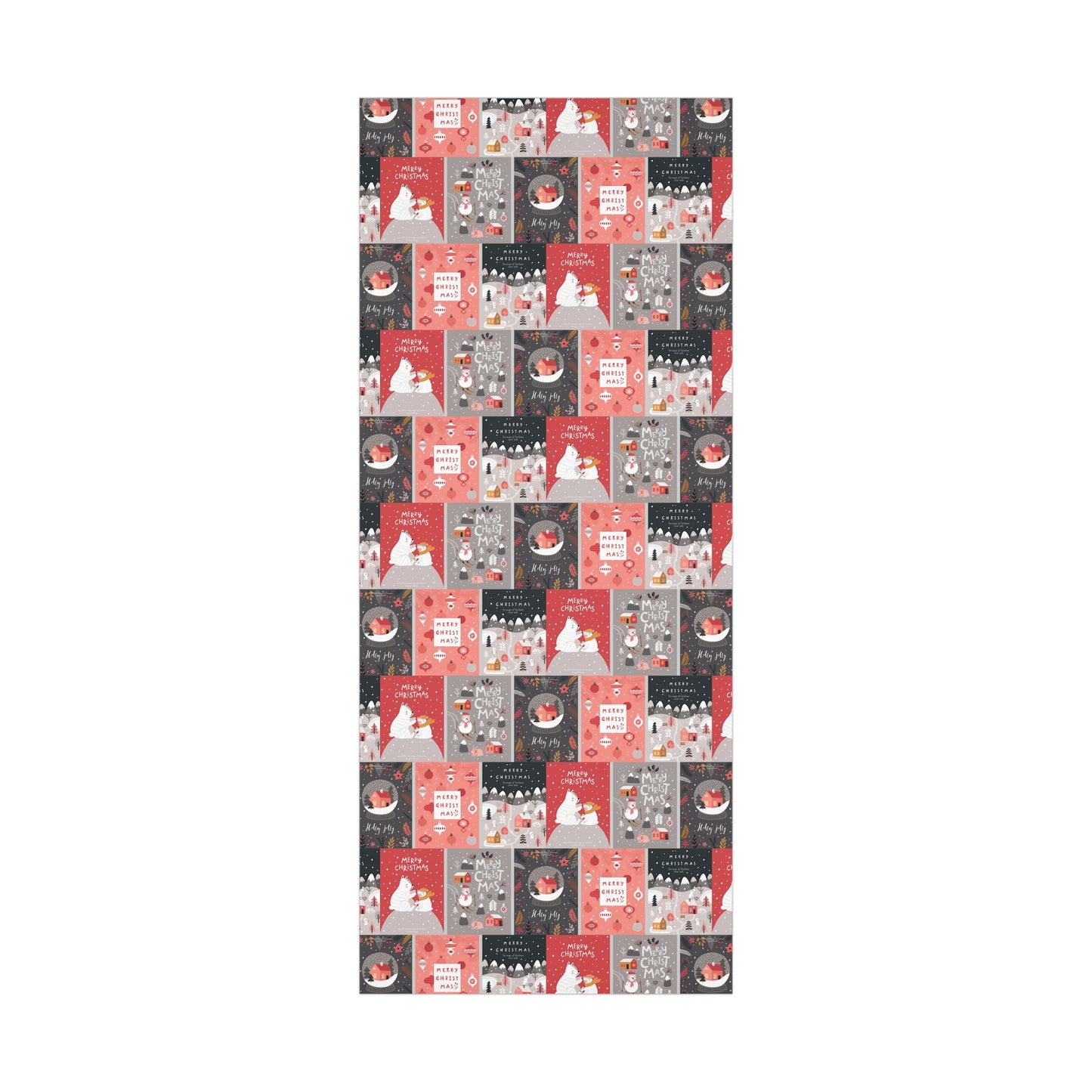 Festive Snowman Gift Wrap Paper - Holiday Cheer Wrapping Sheets for Christmas & More - aMOOsing Designs