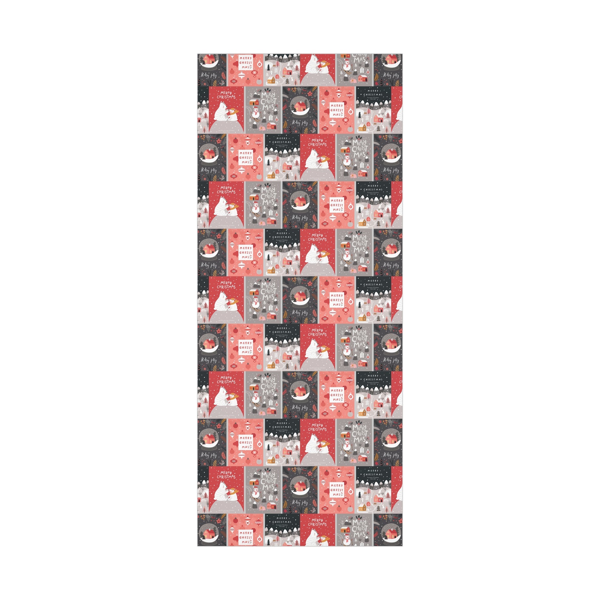 Festive Snowman Gift Wrap Paper - Holiday Cheer Wrapping Sheets for Christmas & More - aMOOsing Designs