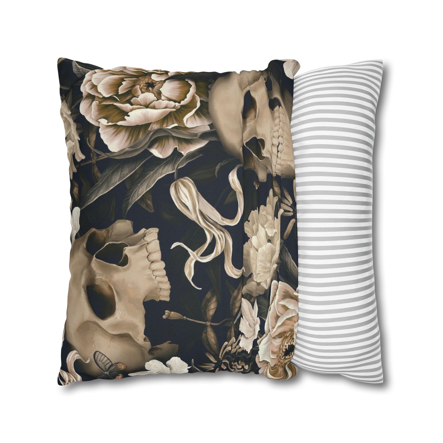 Gothic Floral Skull Pillowcase - Cozy Home Decor, Halloween Accessories, Dark Aesthetic Gifts, Gothic Style Pillow Cover, Unique [...]