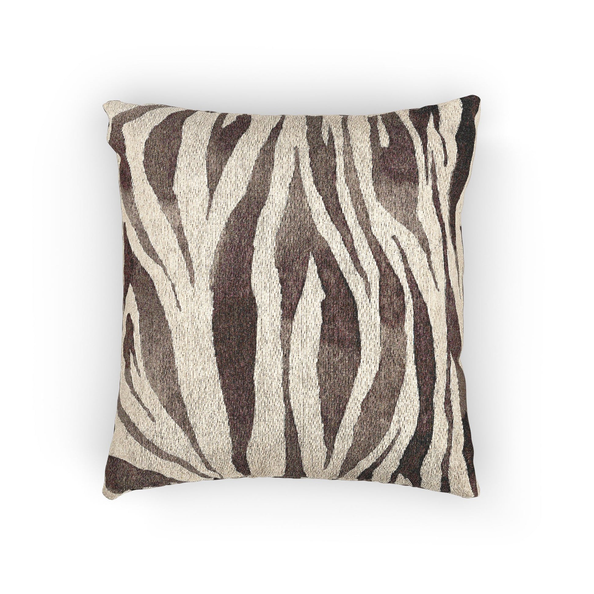 Zebra Print Woven Pillow, Cozy Home Decor, Animal Print Cushion, Modern Living Room Accent, Gift for Wildlife Lovers, Stylish Throw Pillow - aMOOsing Designs