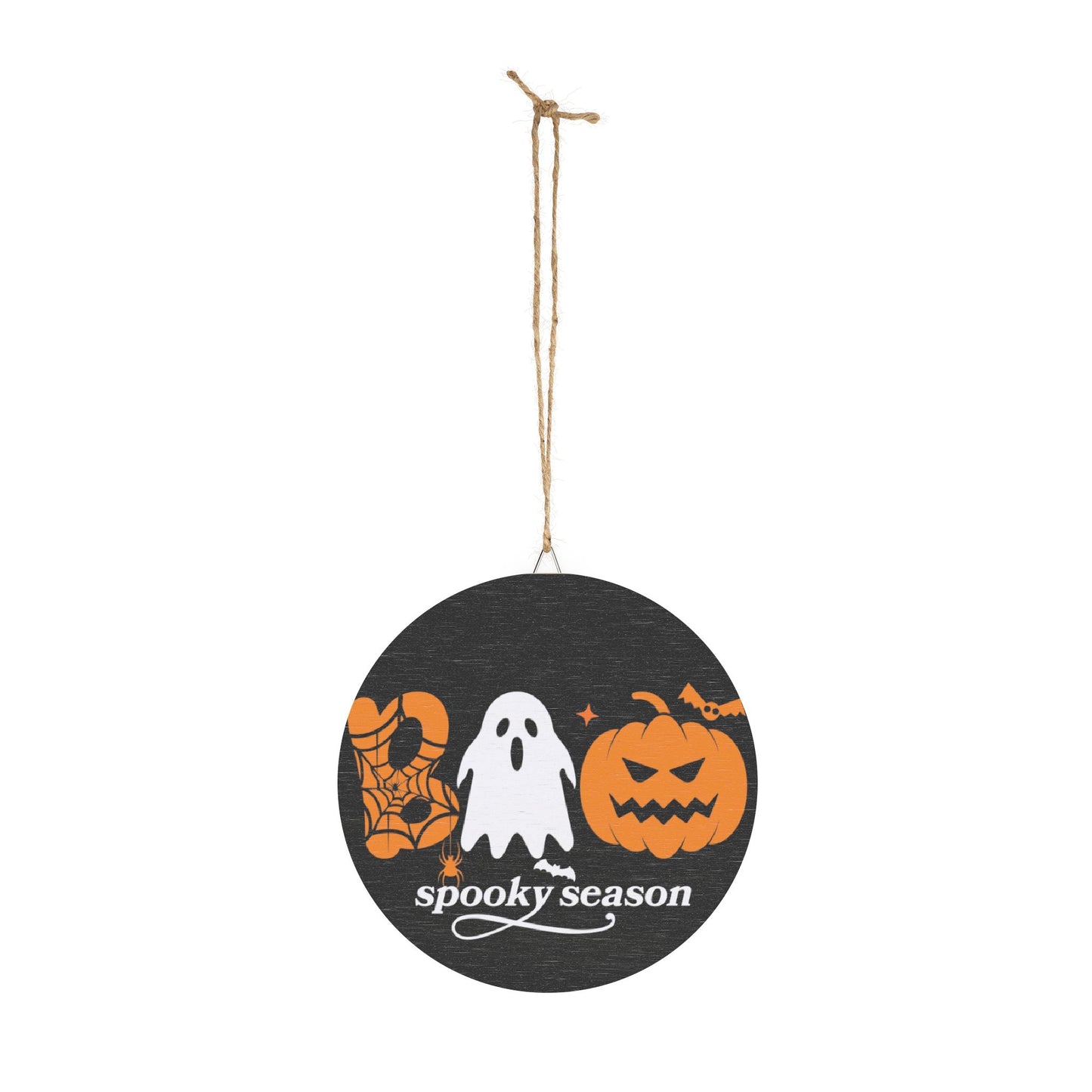 Halloween Wood Signs, Spooky Season Front Door Decor, Seasonal Celebration Wall Art, Festive Holiday Home Decoration, Fall Wooden Plaques