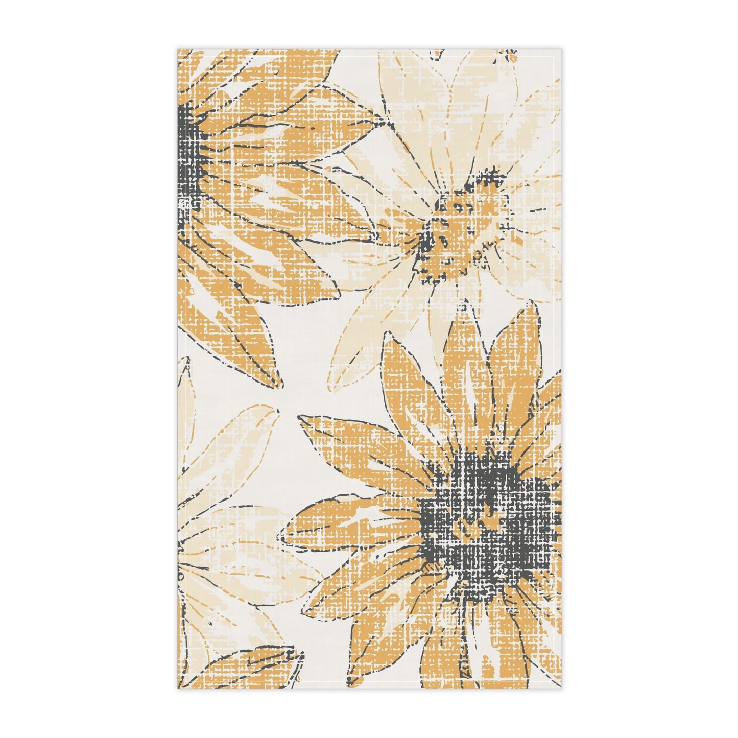 Sunflower Print Tea Towels, Decorative Kitchen Towels, Summer Decor, Gifts for Home, Floral Kitchen Essentials
