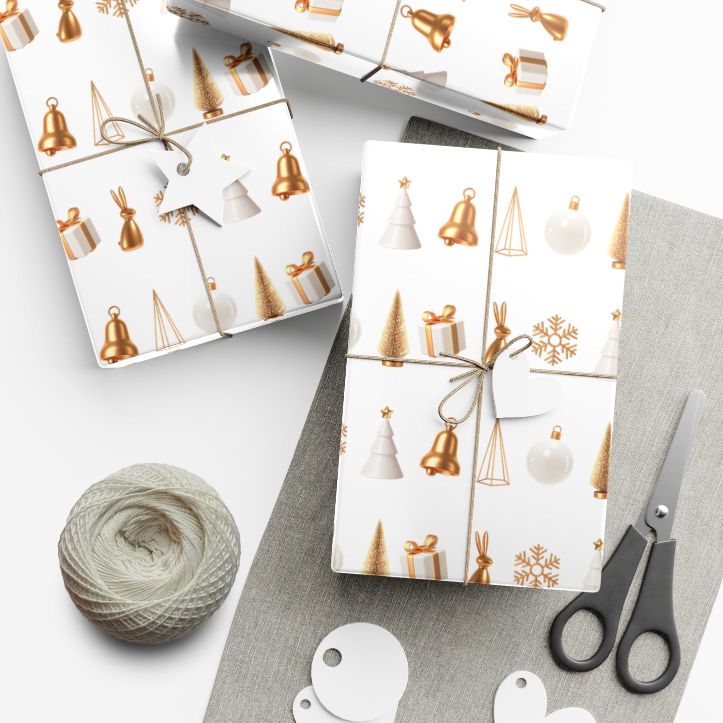 Festive Gift Wrap Paper – Elegant Holiday Design for All Occasions - aMOOsing Designs