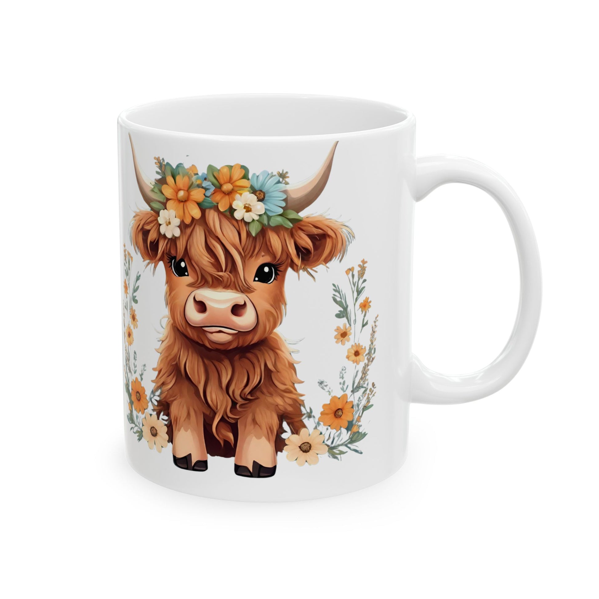 Mug - Udderly Adorable Ceramic Mug (11oz, 15oz) - aMOOsing Designs