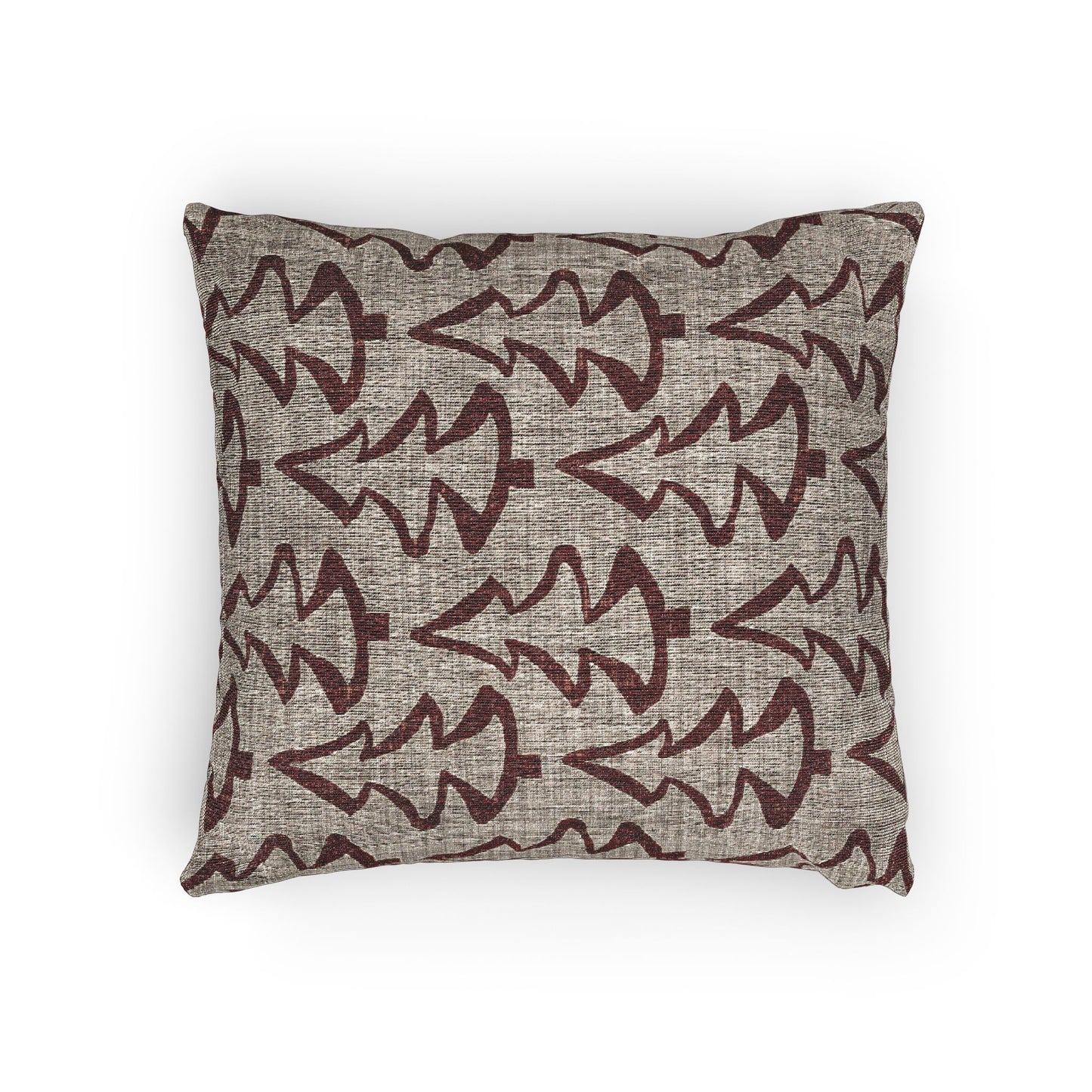 Cozy Woven Pillow for Home Decor, Rustic Throw Pillow, Winter Cabin Decor, Holiday Gift, Bohemian Cushion