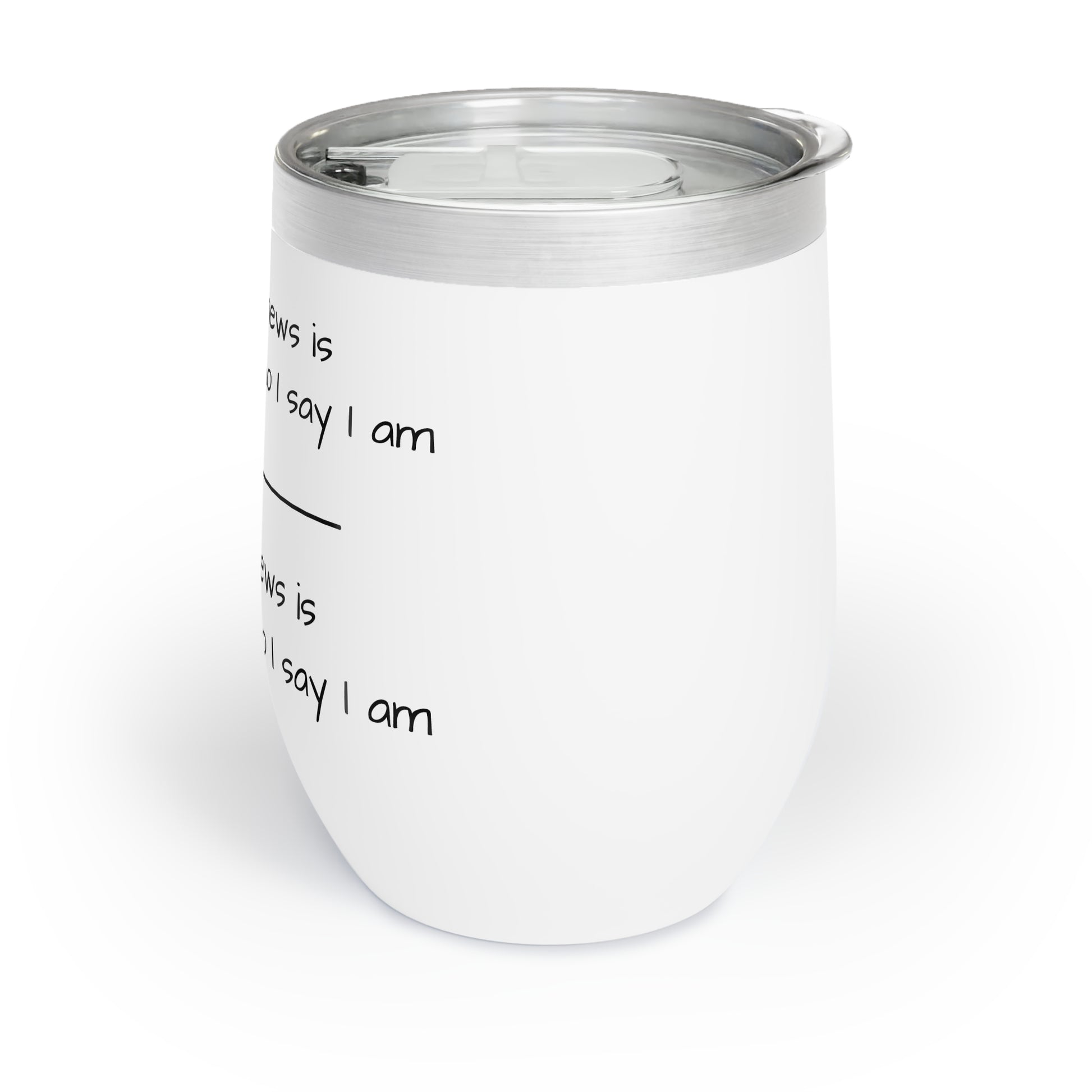 Humorous Wine Tumbler - "Good News/Bad News" – Perfect for Wine Lovers - aMOOsing Designs