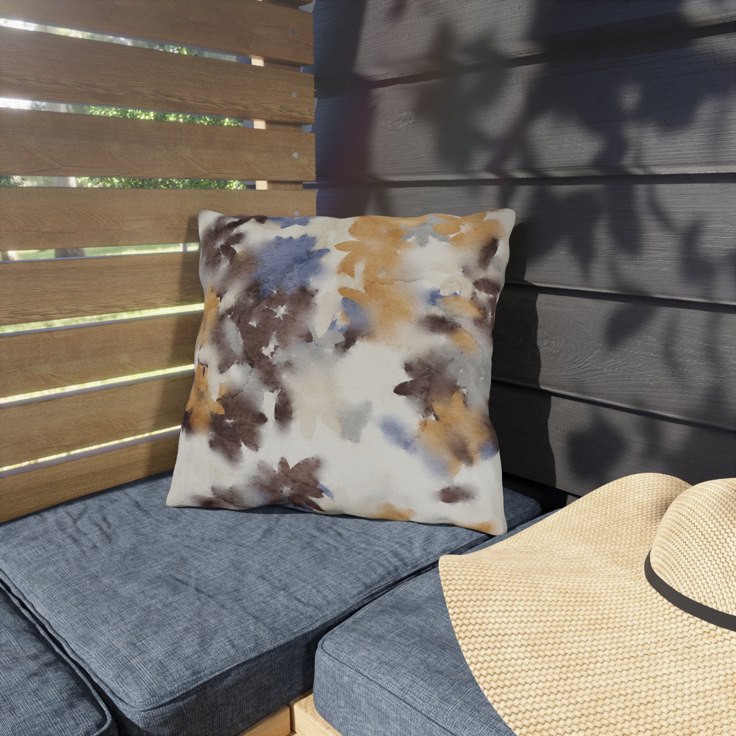 Cozy Outdoor Decorative Pillows, Floral Patio Cushions, Garden Decor, Fall Decor, Boho Home Accessories - aMOOsing Designs