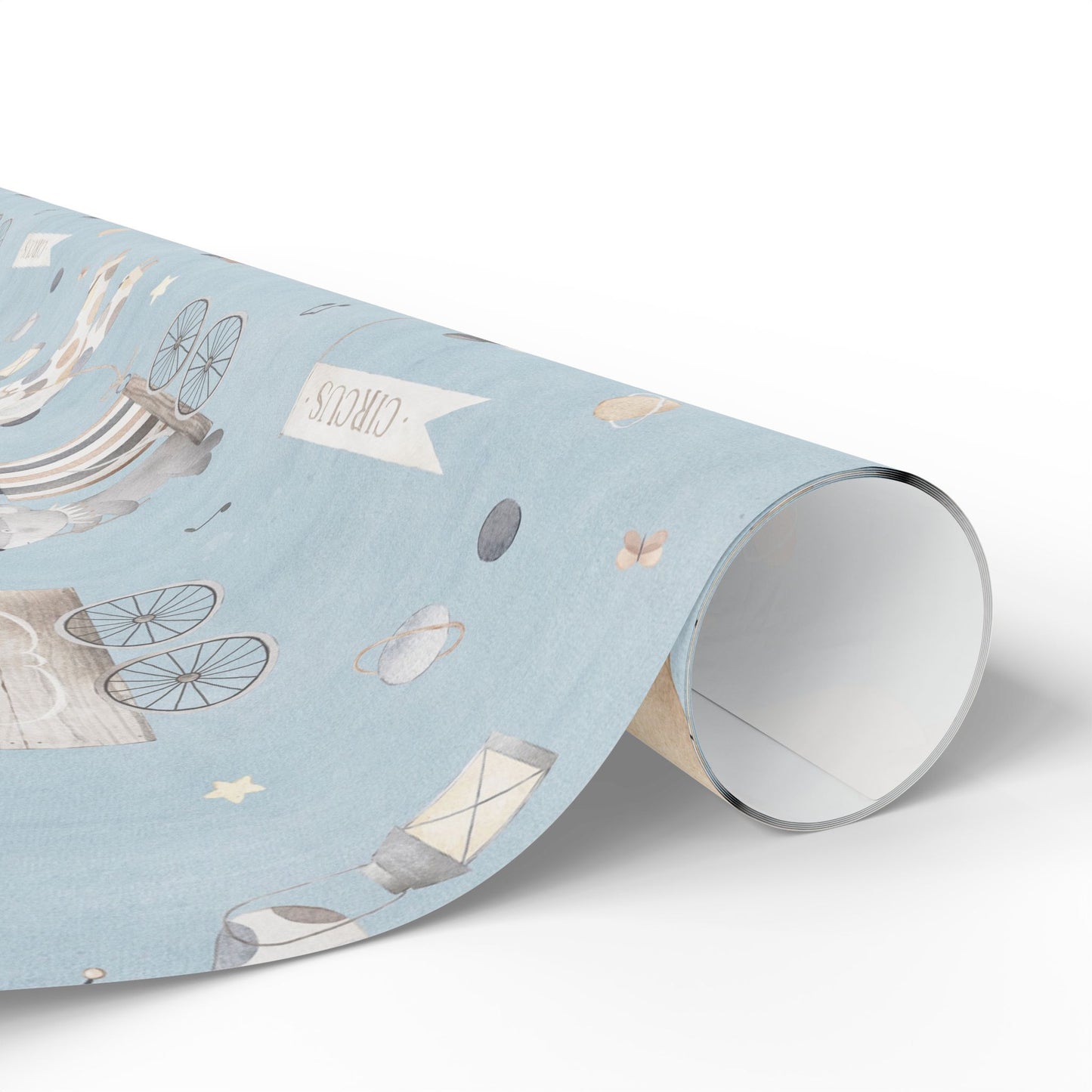 Whimsical Circus Animal Wrapping Paper - Perfect for Birthdays & Baby Showerski