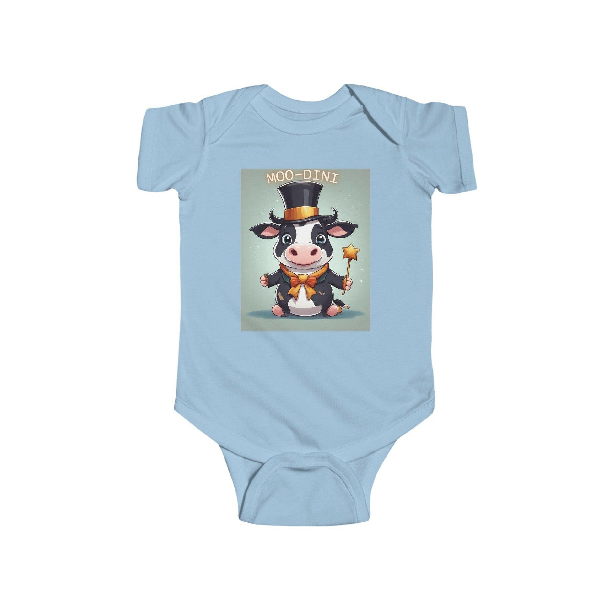 Moo-dini- Infant Fine Jersey Bodysuit.