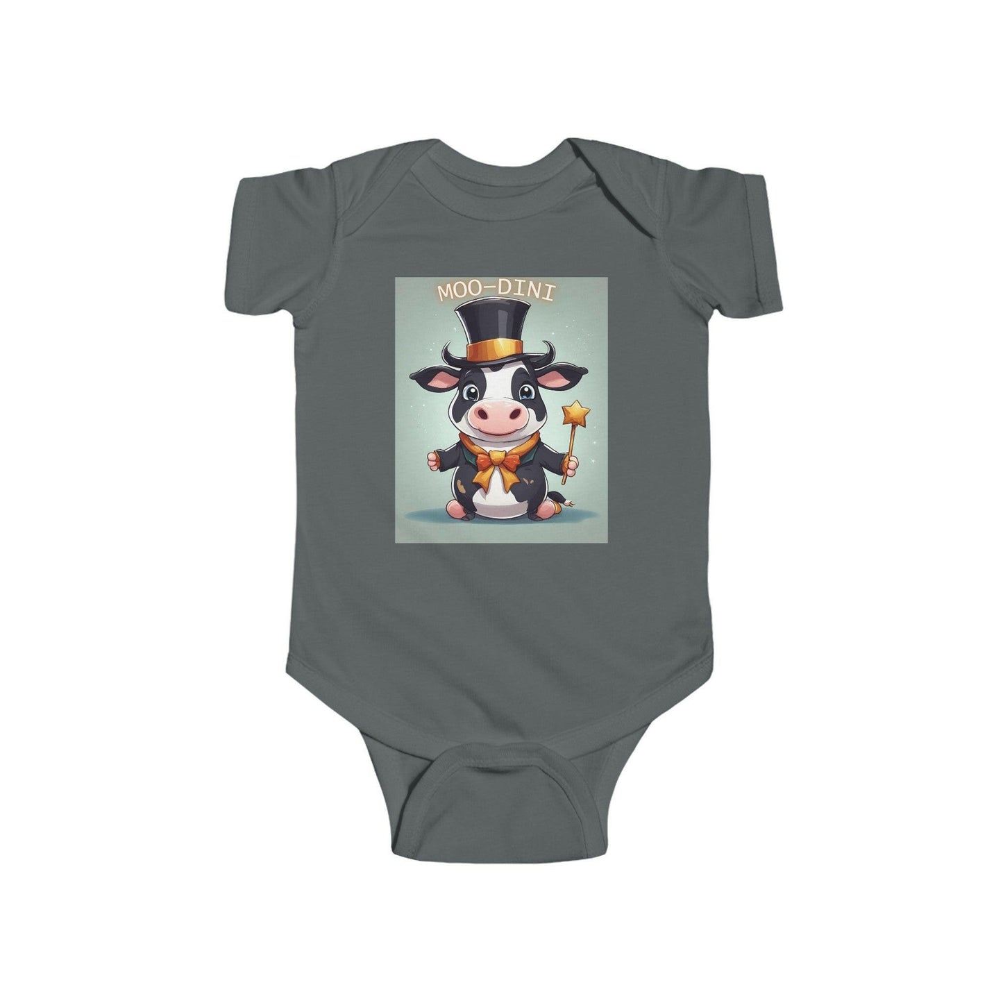 Moo-dini- Infant Fine Jersey Bodysuit.