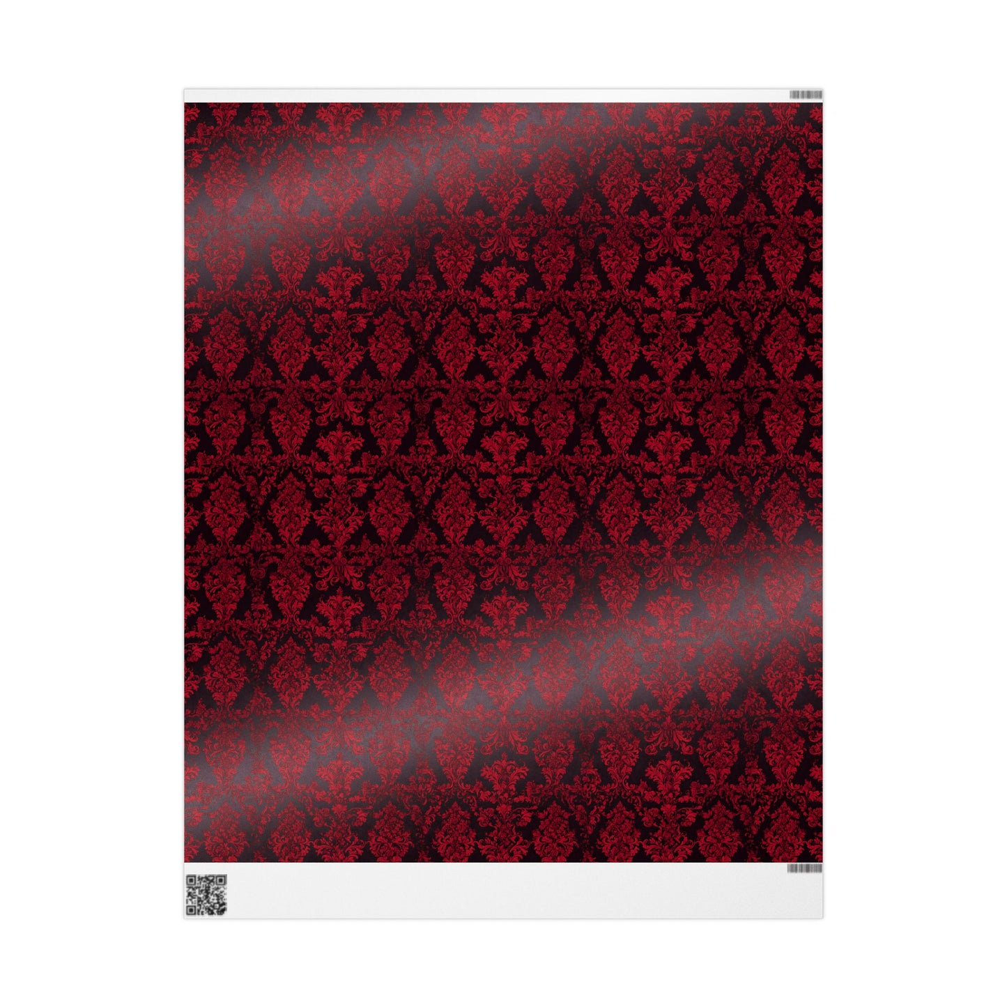Luxurious Red Damask Wrapping Paper – A Romantic Touch for Weddings, Holidays & Grand Celebrations