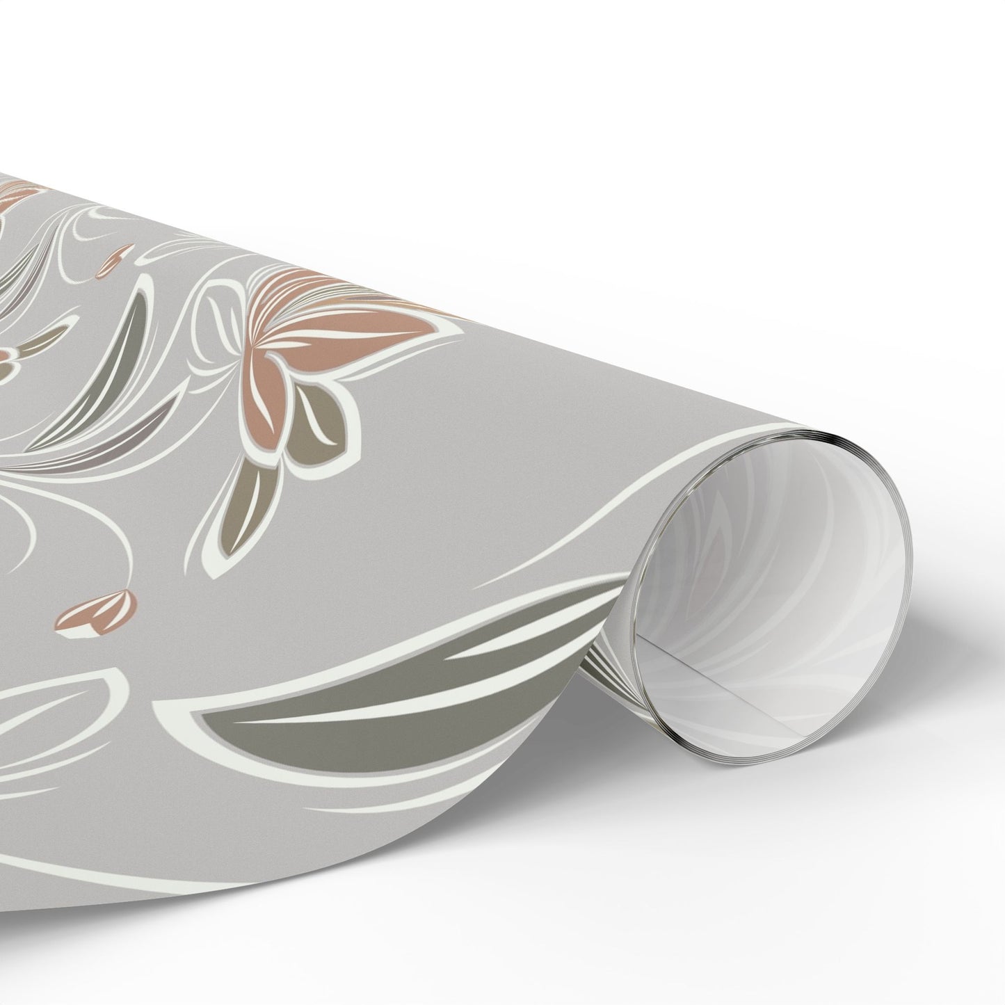 Floral Wrapping Paper - Elegant Gift Wrap for Special Occasions, Eco-Friendly, Birthday, Wedding, Holiday Gifts - aMOOsing Designs