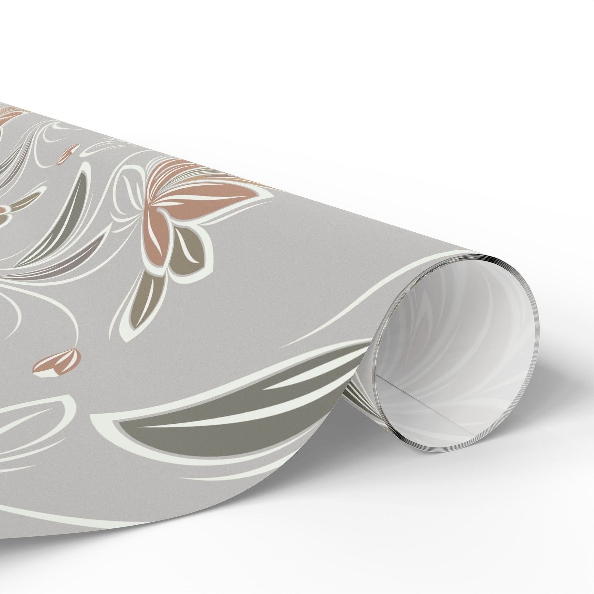 Floral Wrapping Paper - Elegant Gift Wrap for Special Occasions, Eco-Friendly, Birthday, Wedding, Holiday Gifts - aMOOsing Designs