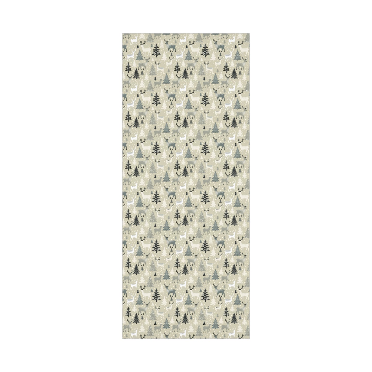 Gift Wrap Papers - Rustic Forest Holiday Cheer & Nature-Inspired Design - aMOOsing Designs