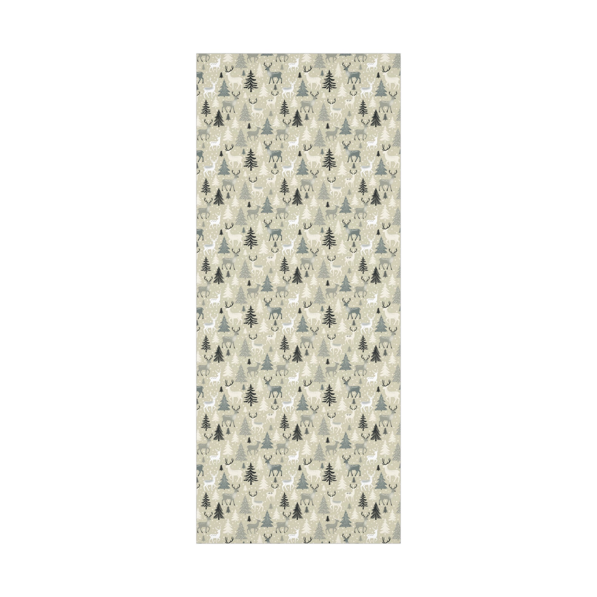 Gift Wrap Papers - Rustic Forest Holiday Cheer & Nature-Inspired Design - aMOOsing Designs