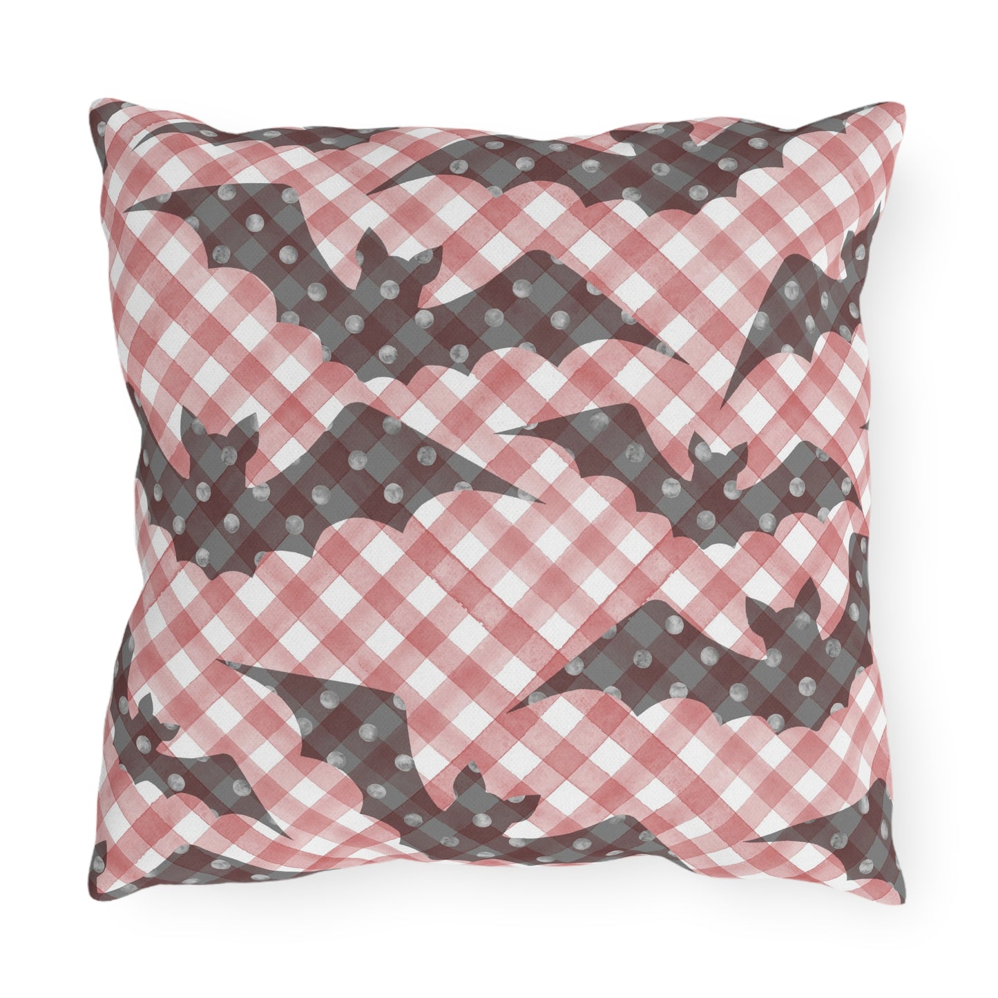 Going Batty- Halloween Outdoor Pillow - Cozy Decor, Garden Accent, Spooky Cushion, Haunted House, Fall Festivities