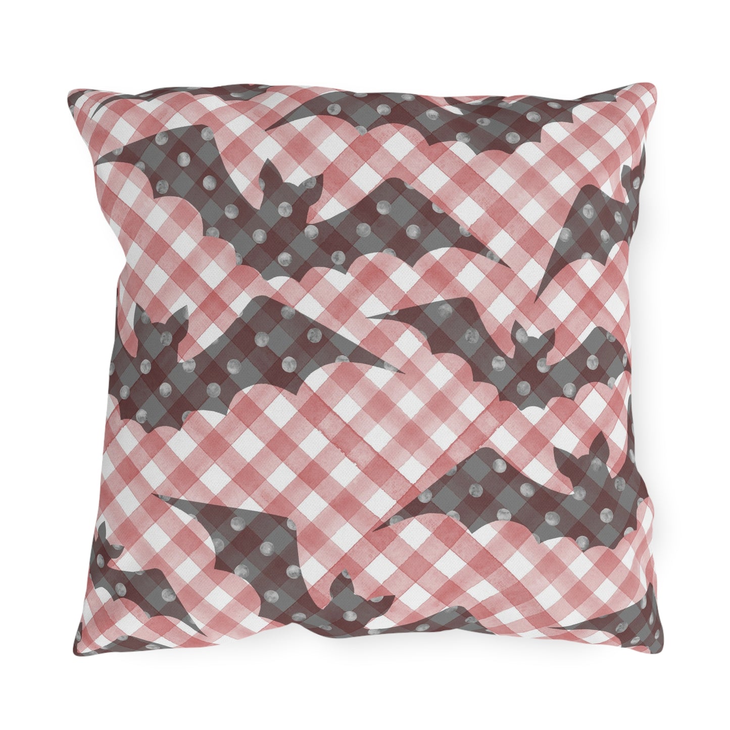 Going Batty- Halloween Outdoor Pillow - Cozy Decor, Garden Accent, Spooky Cushion, Haunted House, Fall Festivities