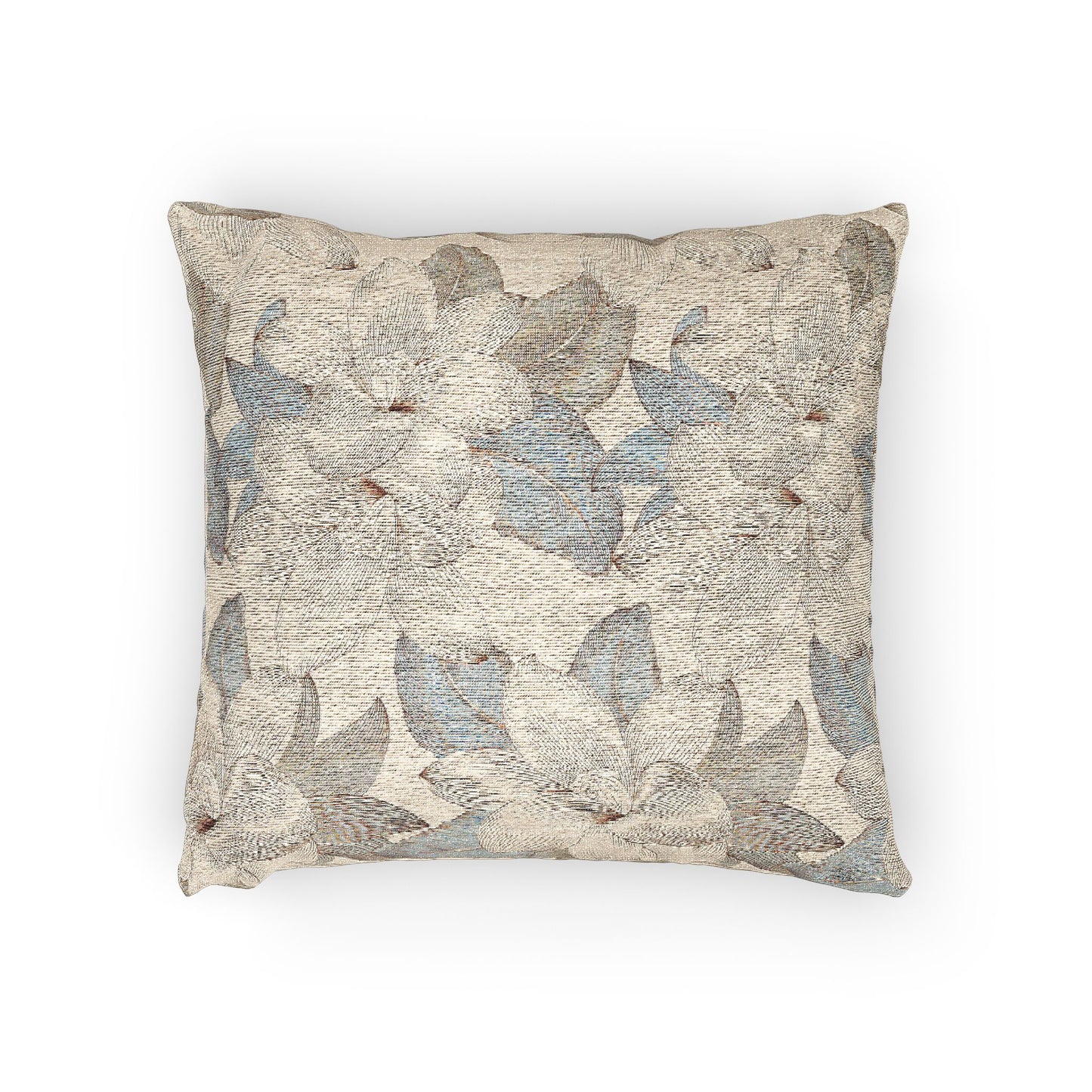 Floral Woven Pillow, Cozy Home Decor, Decorative Cushion, Gift for Her, Mothers Day Present