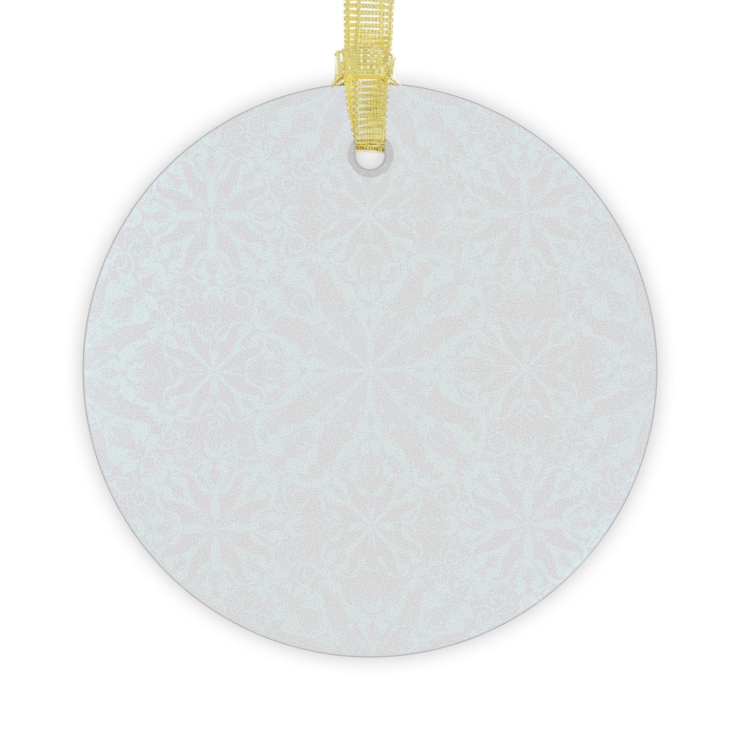 Glass Ornaments - Elegant Blue Snowflake Decor