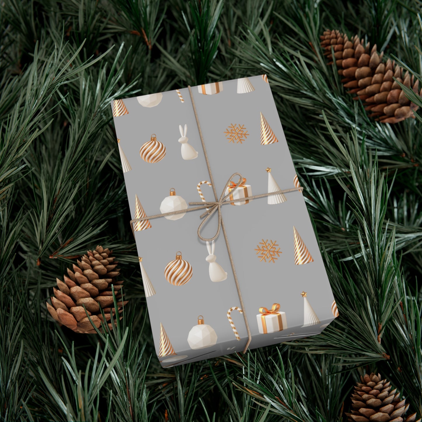 Silver and Gold- Classical, Elegant Gift Wrapping Papers - aMOOsing Designs