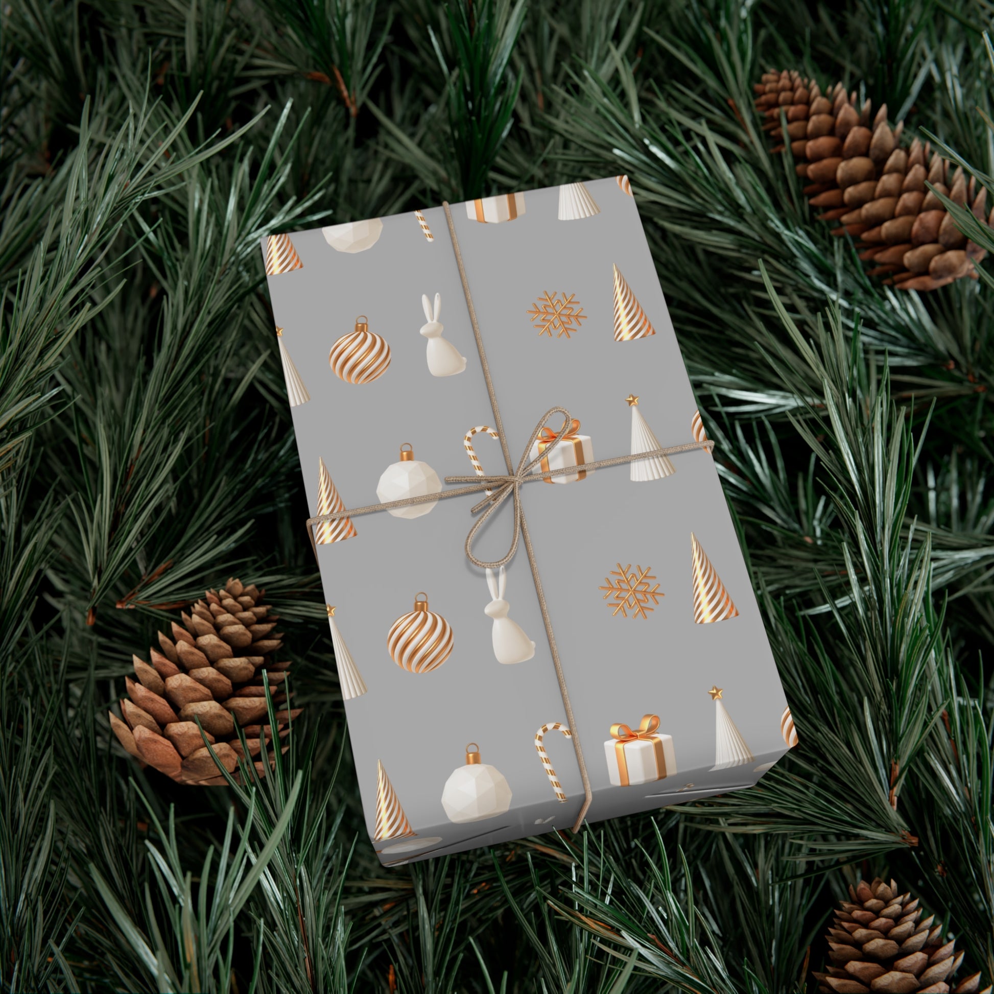 Silver and Gold- Classical, Elegant Gift Wrapping Papers - aMOOsing Designs