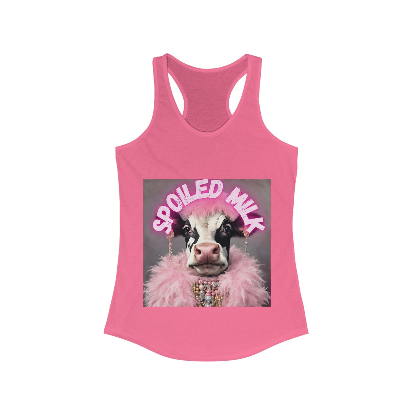 Spoiled Milk Women's Ideal Racerback Tank - aMOOsing Designs