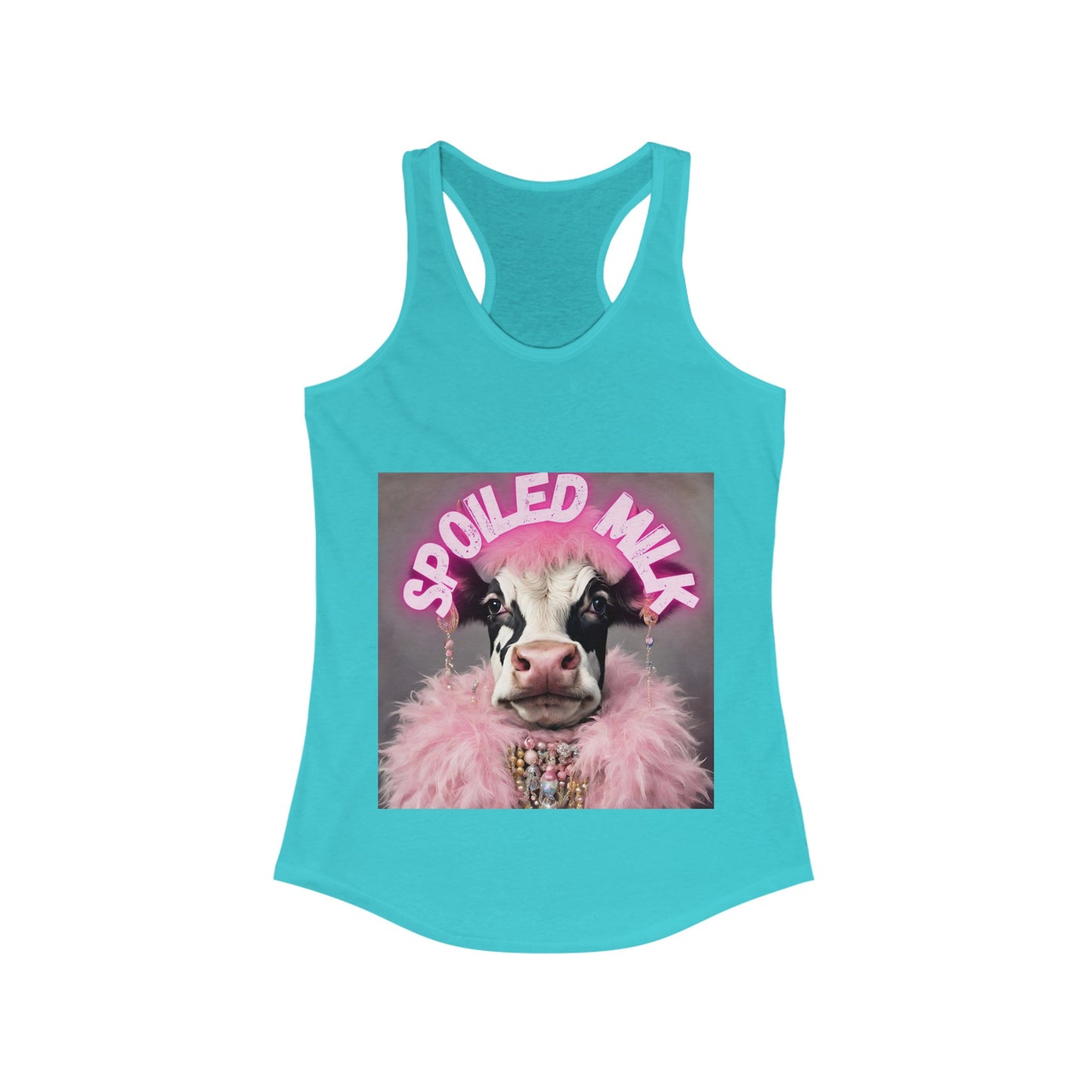 Spoiled Milk Women's Ideal Racerback Tank - aMOOsing Designs