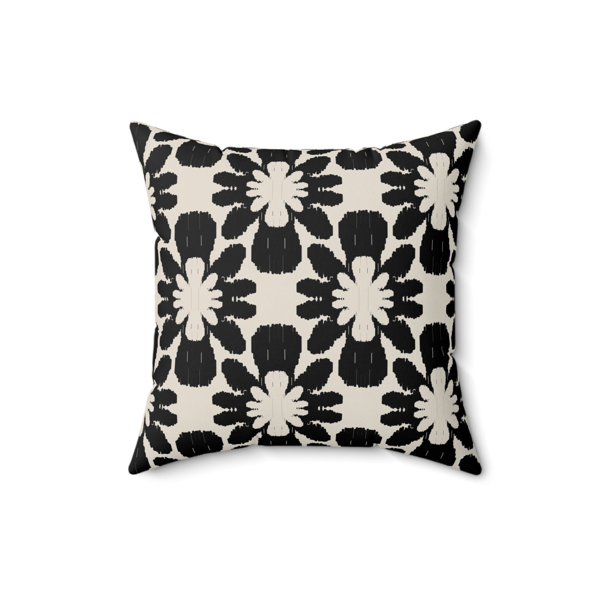 Boho Floral Throw Pillow - Chic Cushion, Home Decor Accent, Modern Pillow, Gift for Her, Stylish Sofa Decoration, Cozy Living - aMOOsing Designs