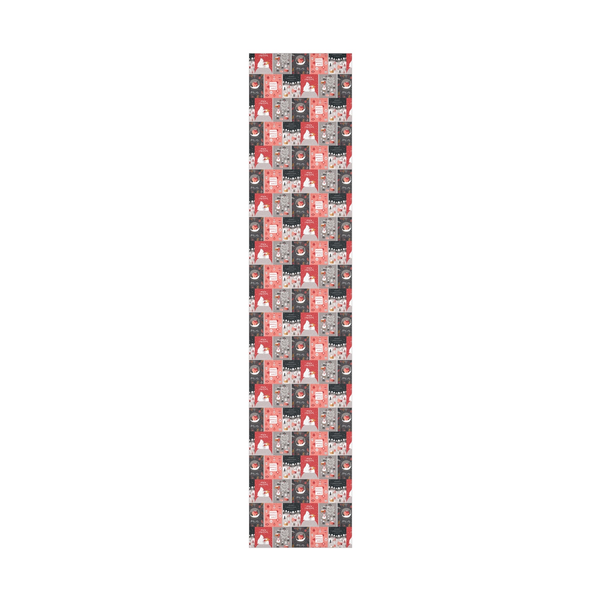 Festive Snowman Gift Wrap Paper - Holiday Cheer Wrapping Sheets for Christmas & More - aMOOsing Designs