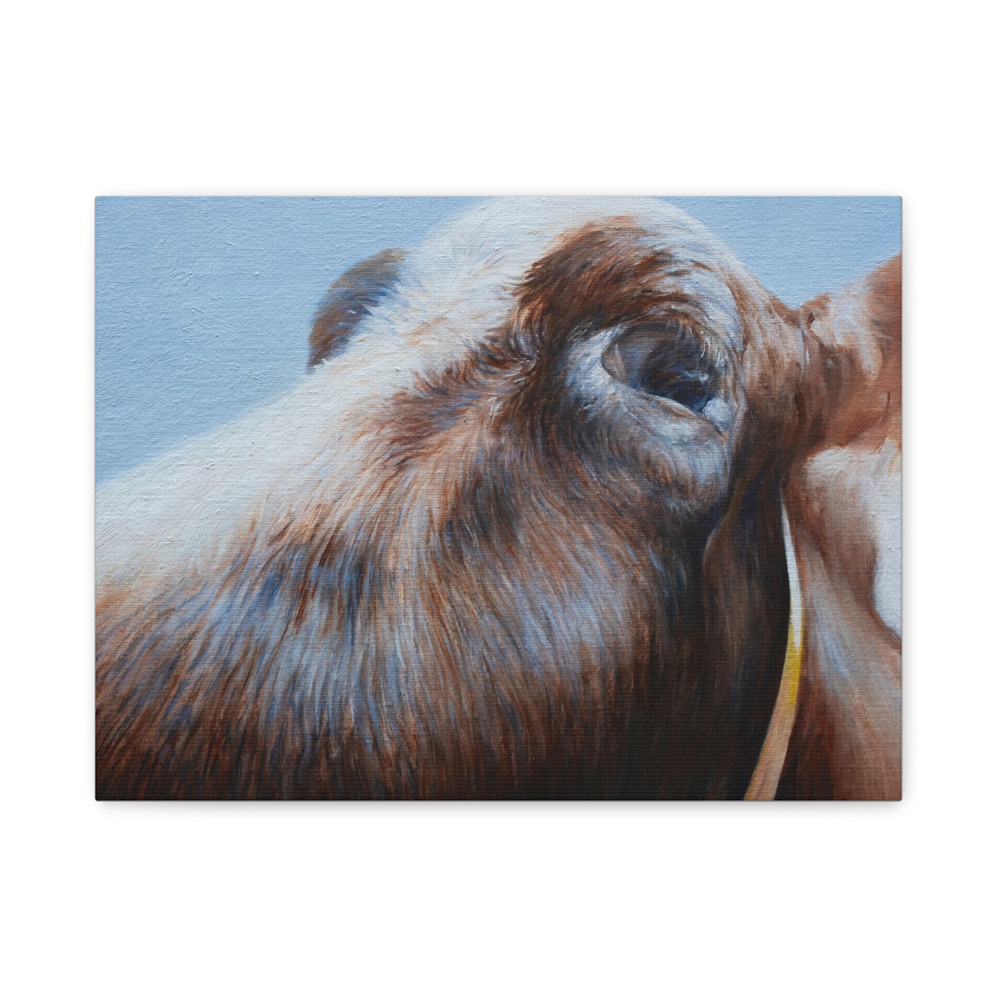 Farmhouse Chic Cow Art Canvas - Perfect for Country Decor - aMOOsing Designs