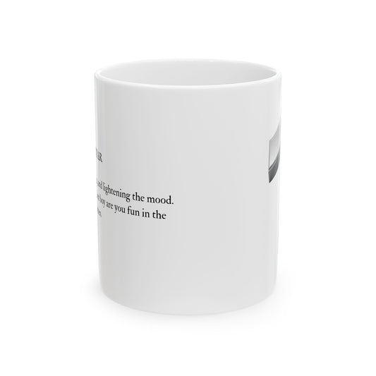 Funny Slack Superstar Ceramic Mug, Coworker Gift, Office Humor Cup, Work from Home Present, Team Building Coffee Cup