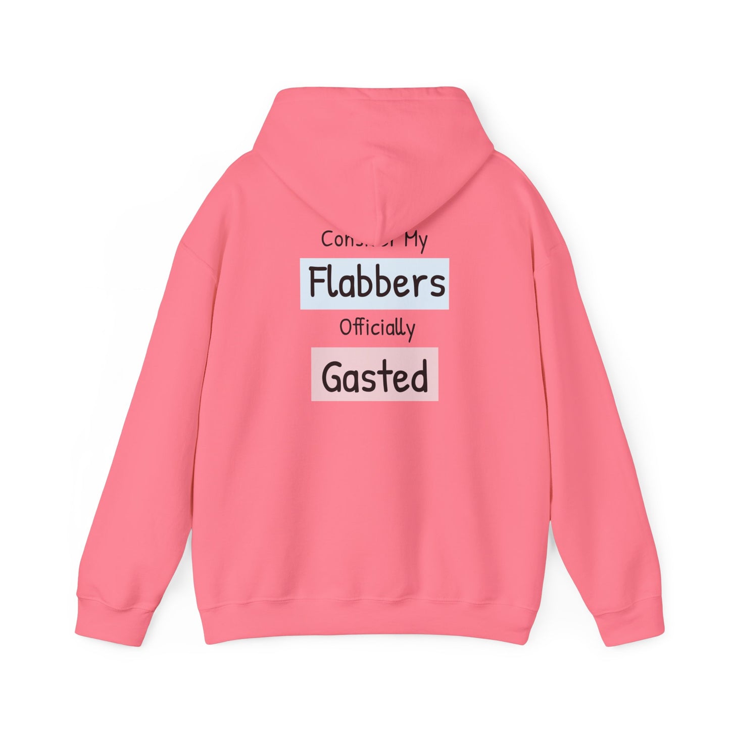 Funny Unisex Hoodie: 'Consider My Flabbers Officially Gasted' - aMOOsing Designs