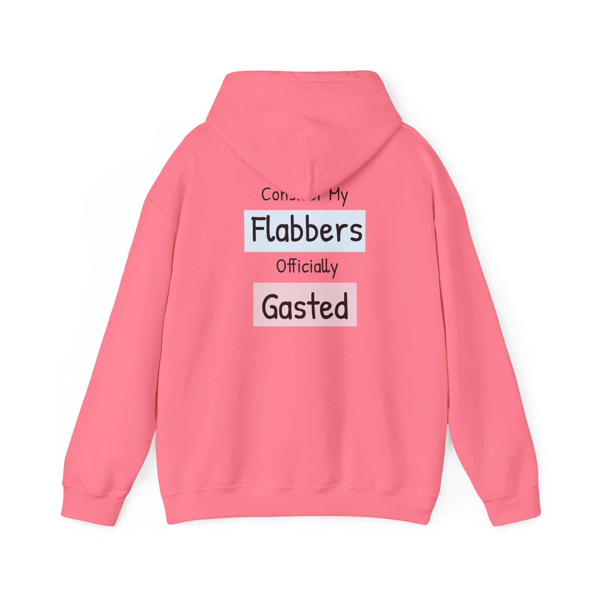 Funny Unisex Hoodie: 'Consider My Flabbers Officially Gasted' - aMOOsing Designs
