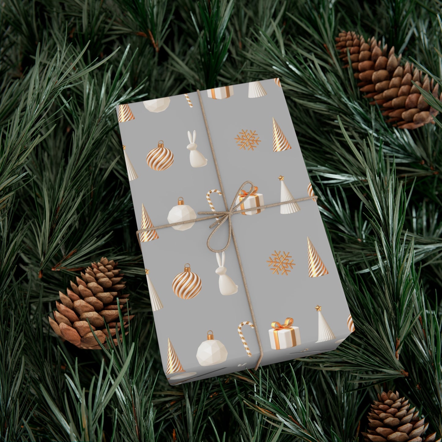 Silver and Gold- Classical, Elegant Gift Wrapping Papers - aMOOsing Designs