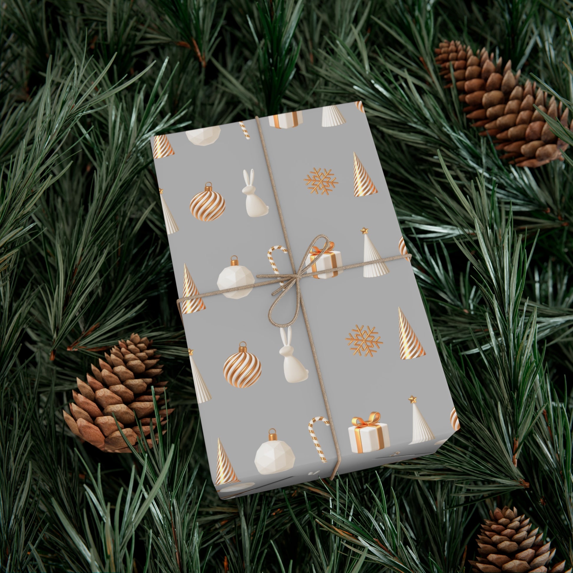 Silver and Gold- Classical, Elegant Gift Wrapping Papers - aMOOsing Designs