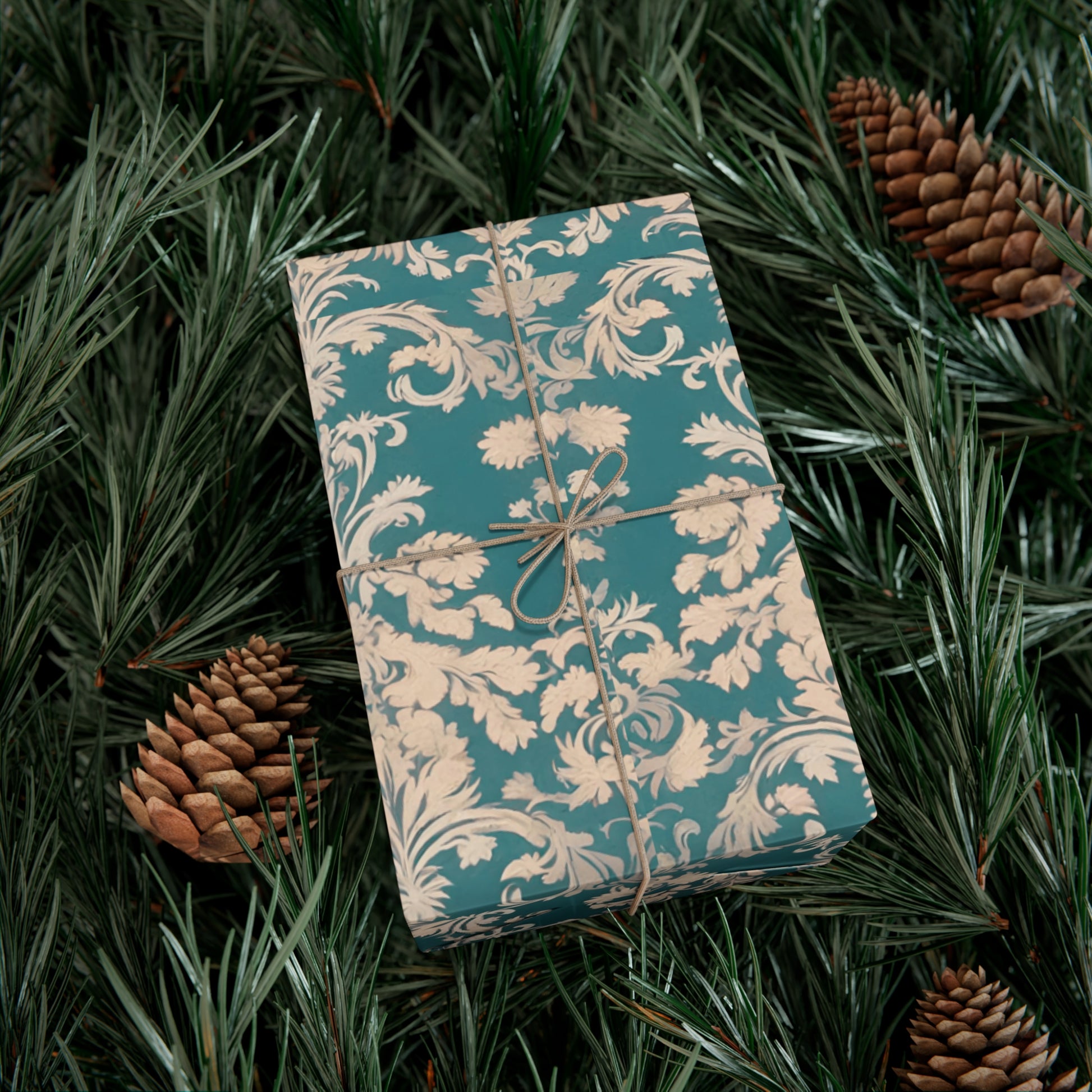 Elegant Floral Gift Wrap Papers, Artisanal Wrapping Paper for Birthdays, Weddings, Holidays, Eco-Friendly Packaging - aMOOsing Designs