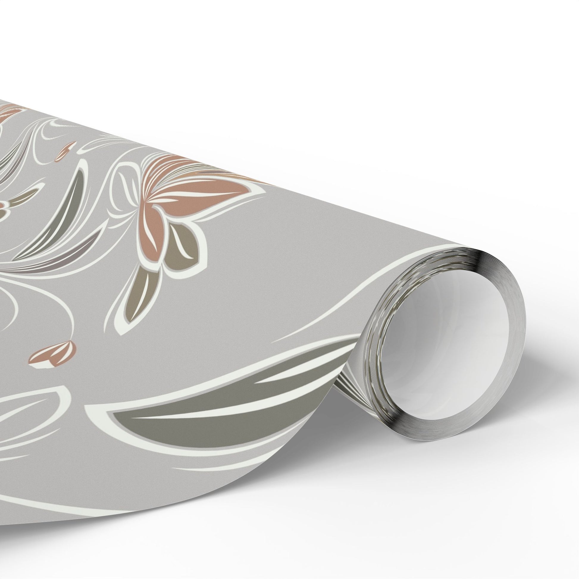 Floral Wrapping Paper - Elegant Gift Wrap for Special Occasions, Eco-Friendly, Birthday, Wedding, Holiday Gifts - aMOOsing Designs