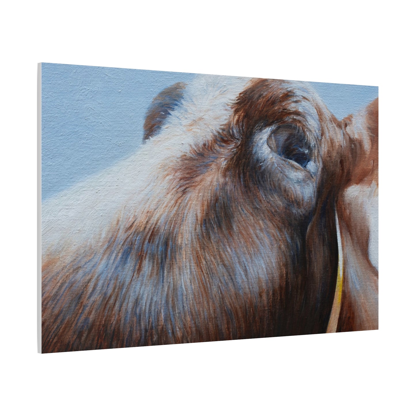 Farmhouse Chic Cow Art Canvas - Perfect for Country Decor - aMOOsing Designs