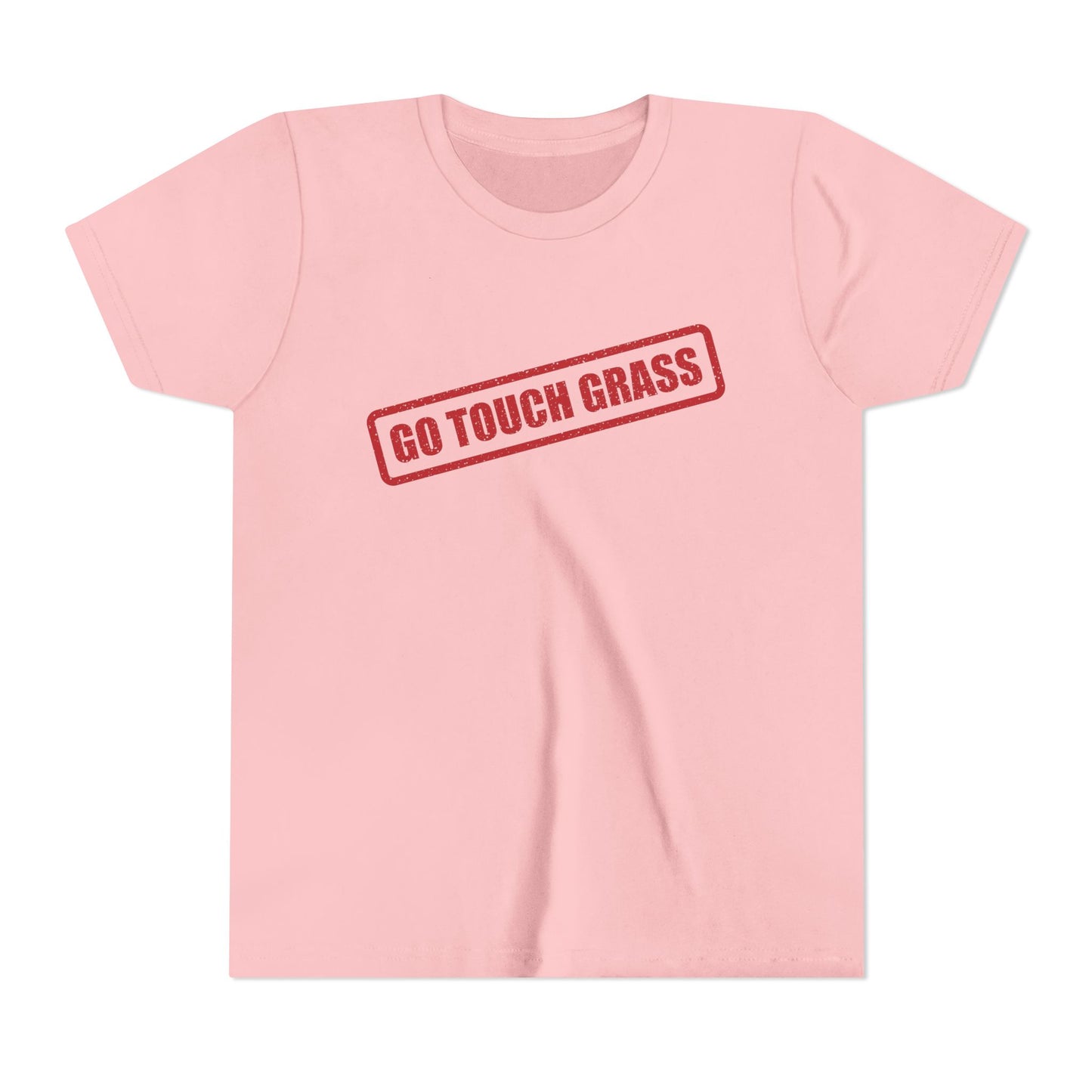 Youth Short Sleeve Tee - 'Go Touch Grass' Fun Graphic Tee