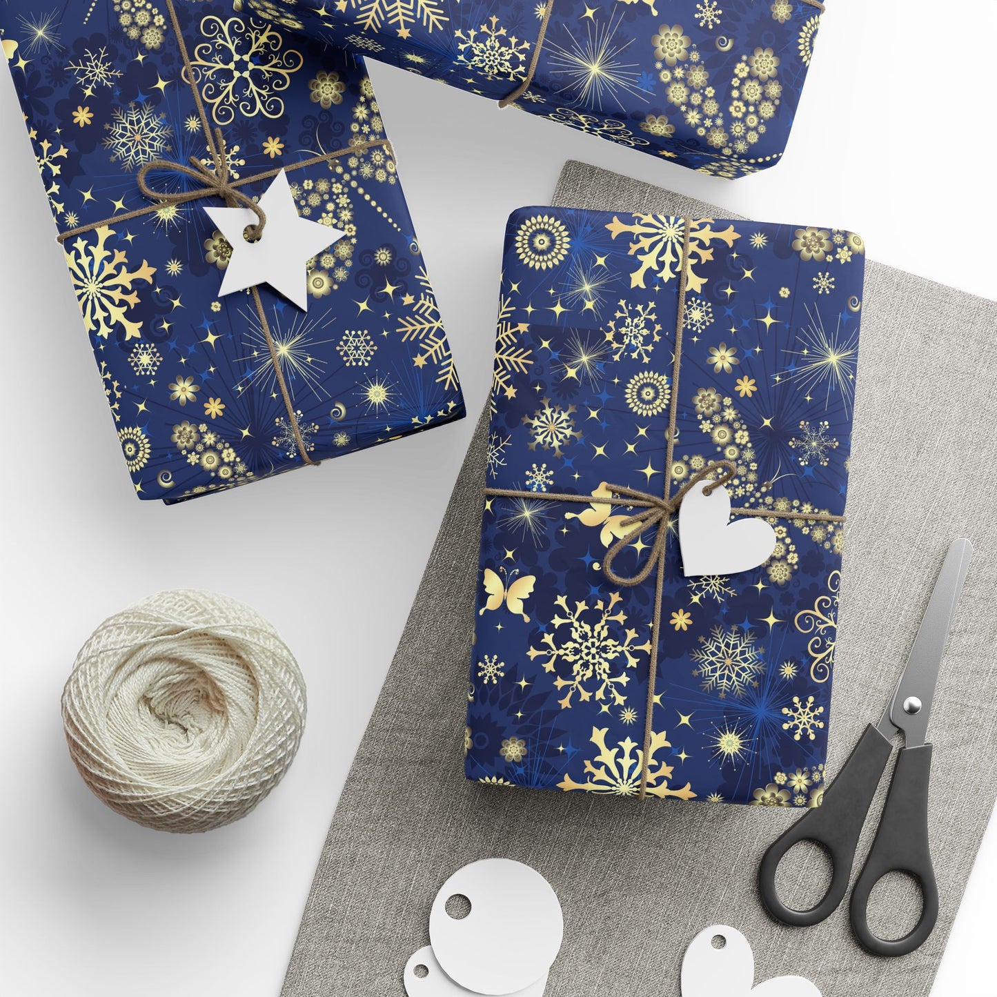Elegant Holiday Wrapping Paper - Festive Gift Wrap, Christmas, Winter Celebrations, Eco-Friendly, Decorative Packaging