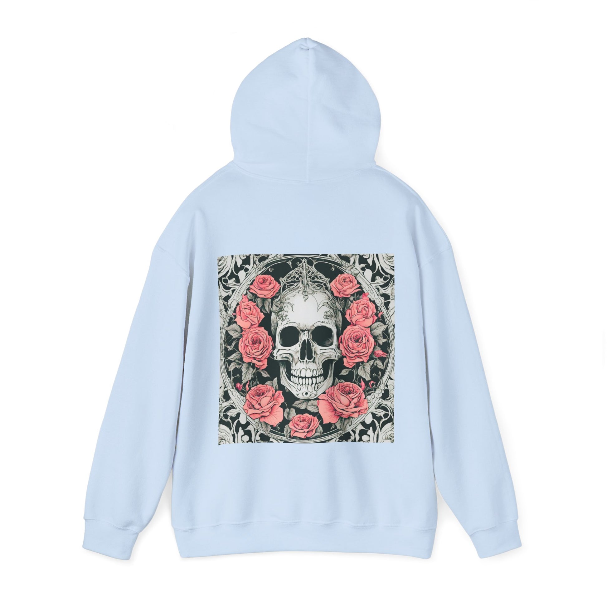 Skeletons n Roses- Unisex Heavy Blend™ Hooded Sweatshirt - aMOOsing Designs