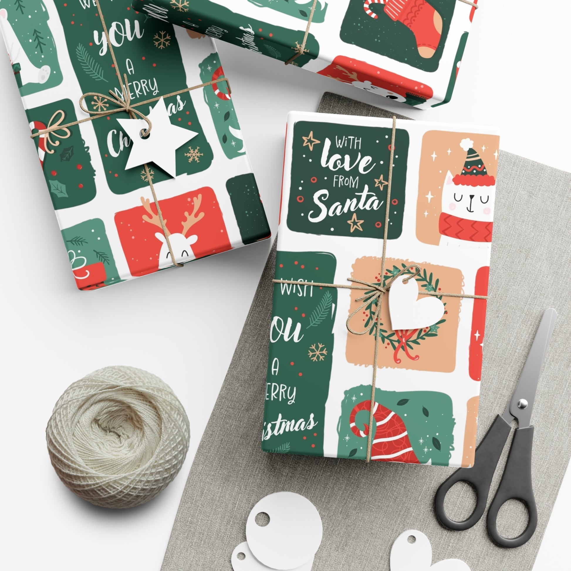 Festive Holiday Gift Wrap Papers – Jolly Designs for Christmas Celebrations - aMOOsing Designs