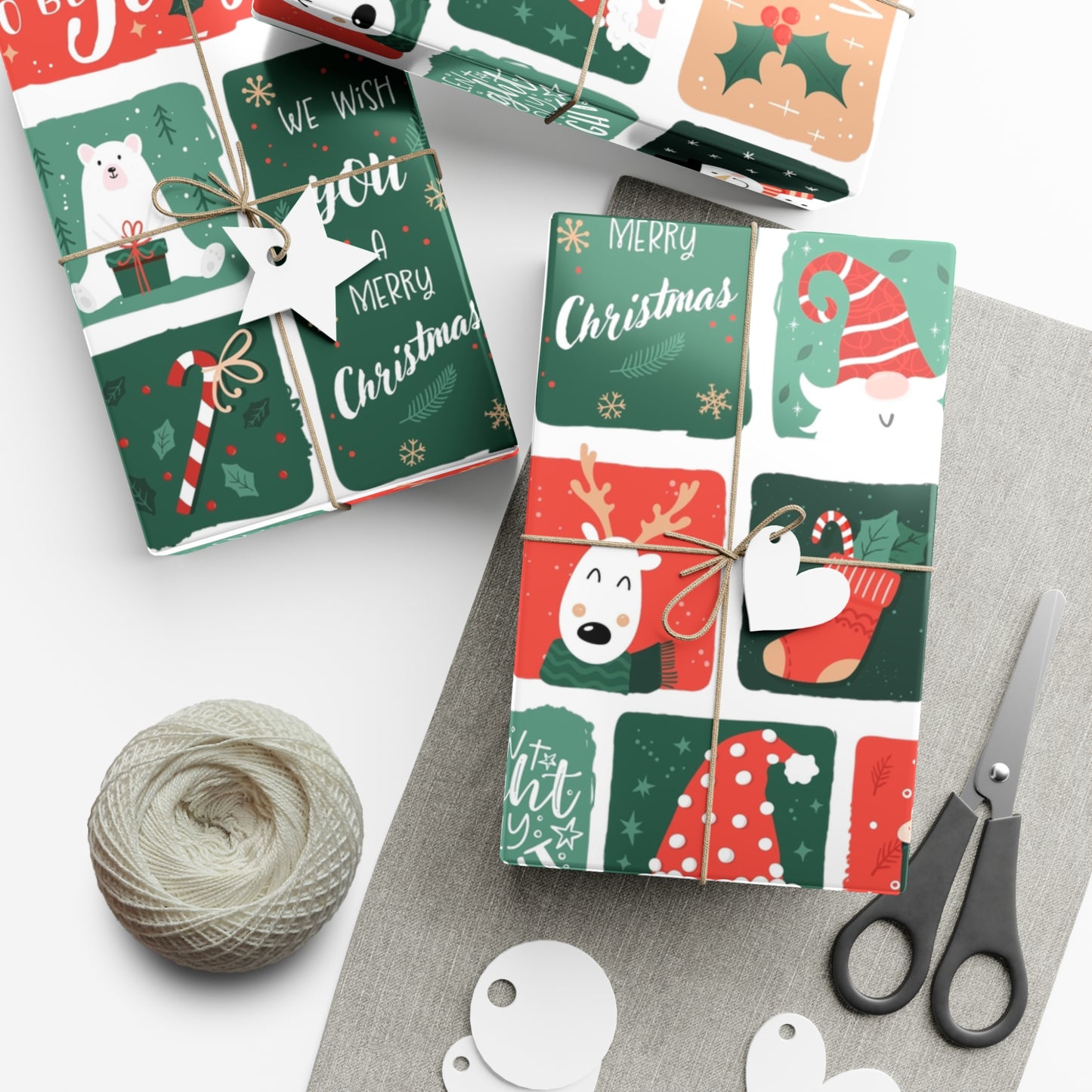 Festive Holiday Gift Wrap Papers – Jolly Designs for Christmas Celebrations - aMOOsing Designs