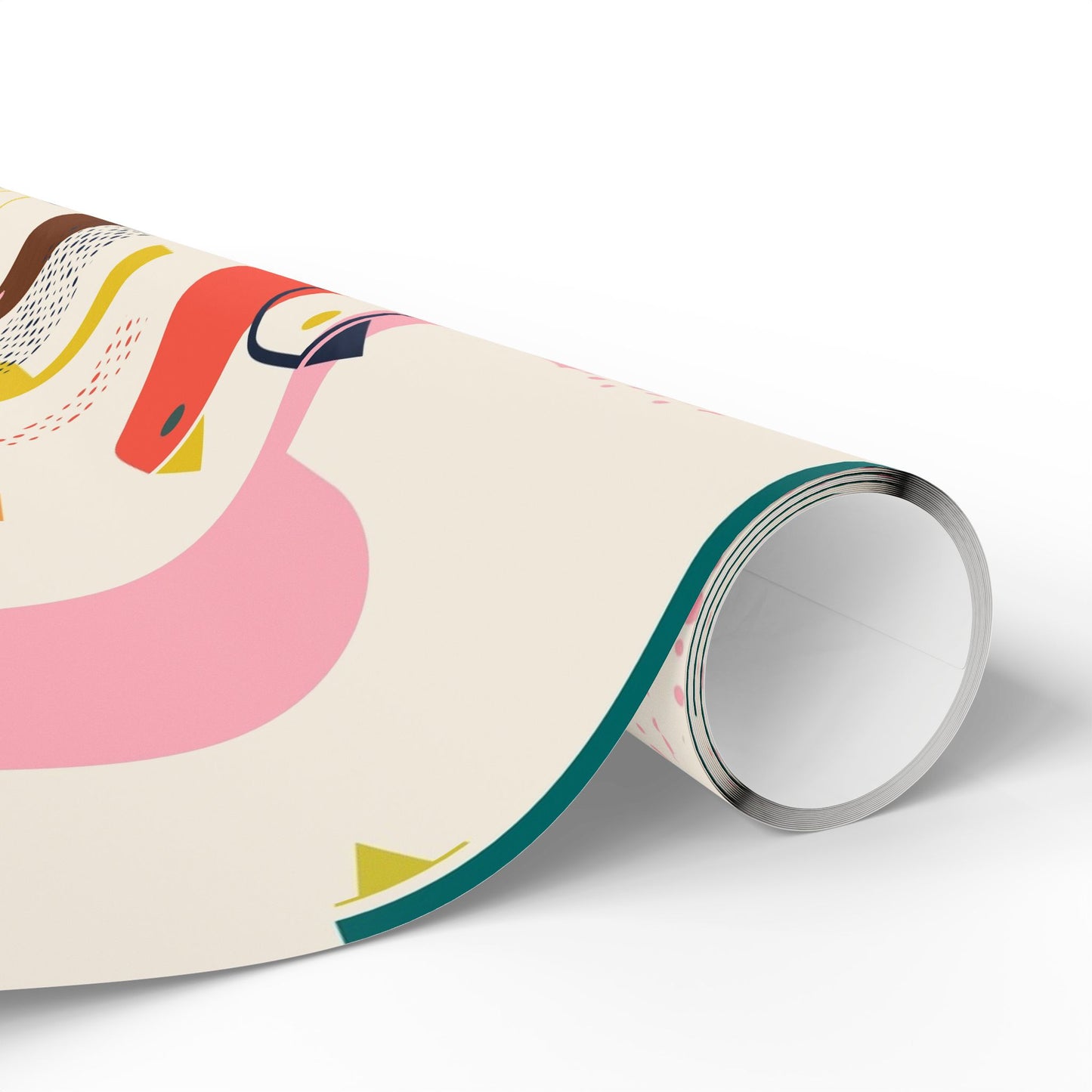 Retro Colorful Bird Wrapping Paper - Eco-Friendly, Unique Gift Wrap for Birthdays, Holidays, Special Occasions, Creative Presents, Festive