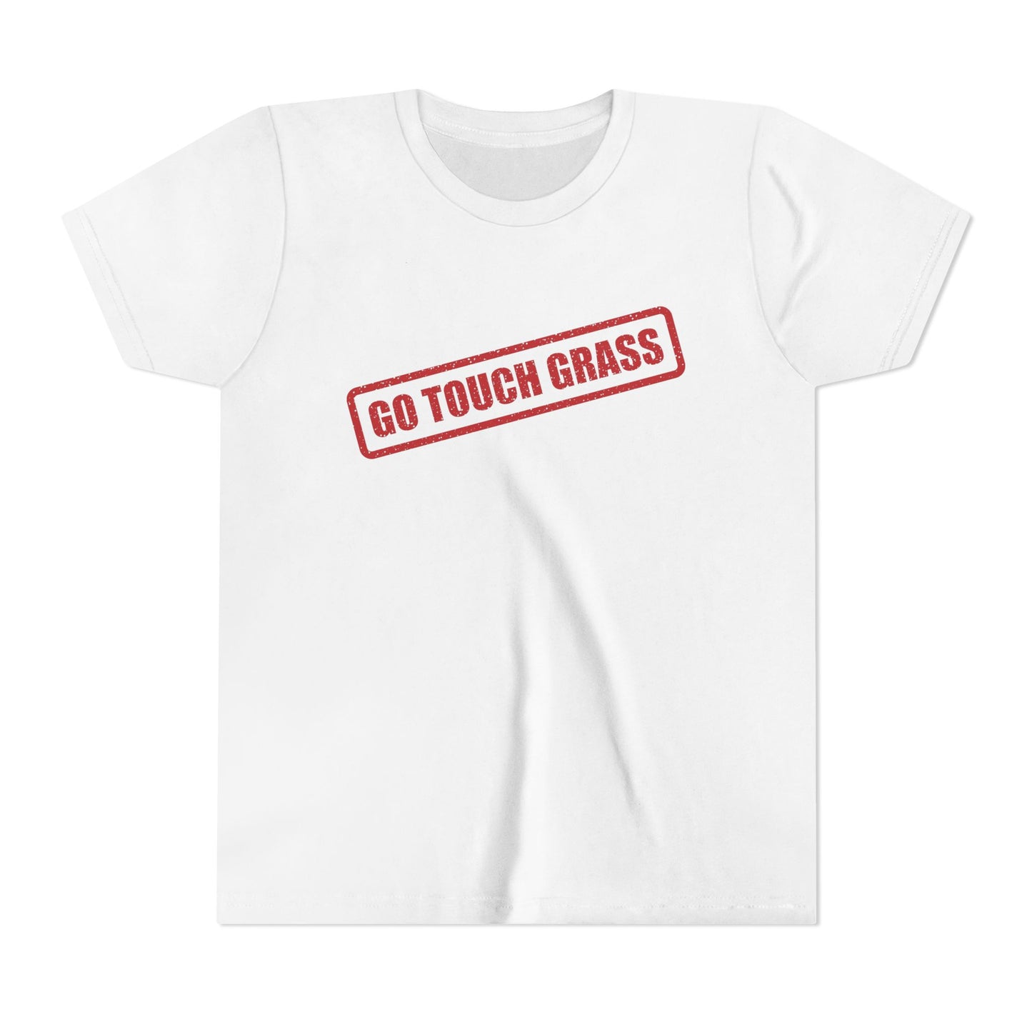 Youth Short Sleeve Tee - 'Go Touch Grass' Fun Graphic Tee