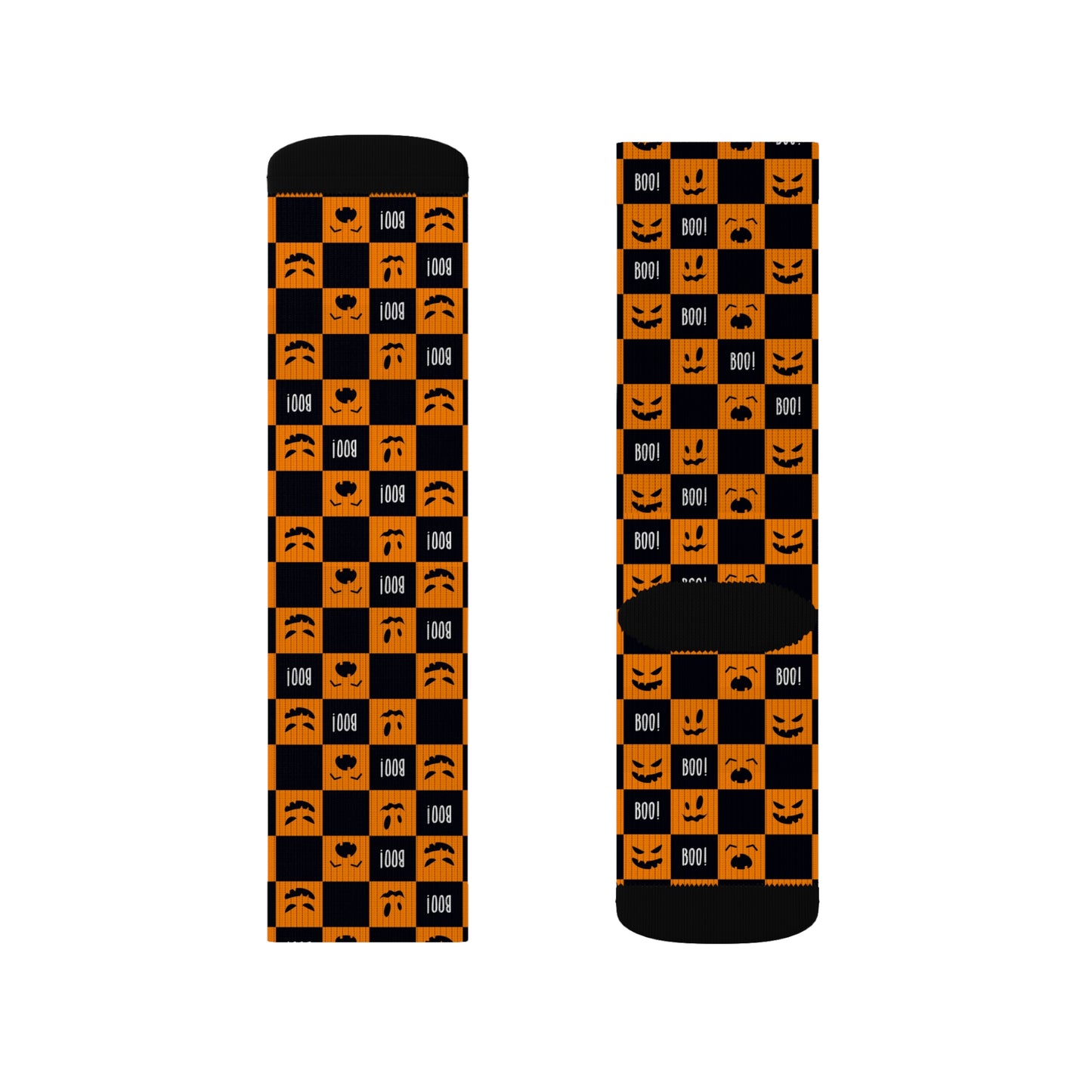 Halloween Sublimation Socks, Fun Halloween Socks, Boo Socks, Trick or Treat Socks, Cozy Socks for Fall