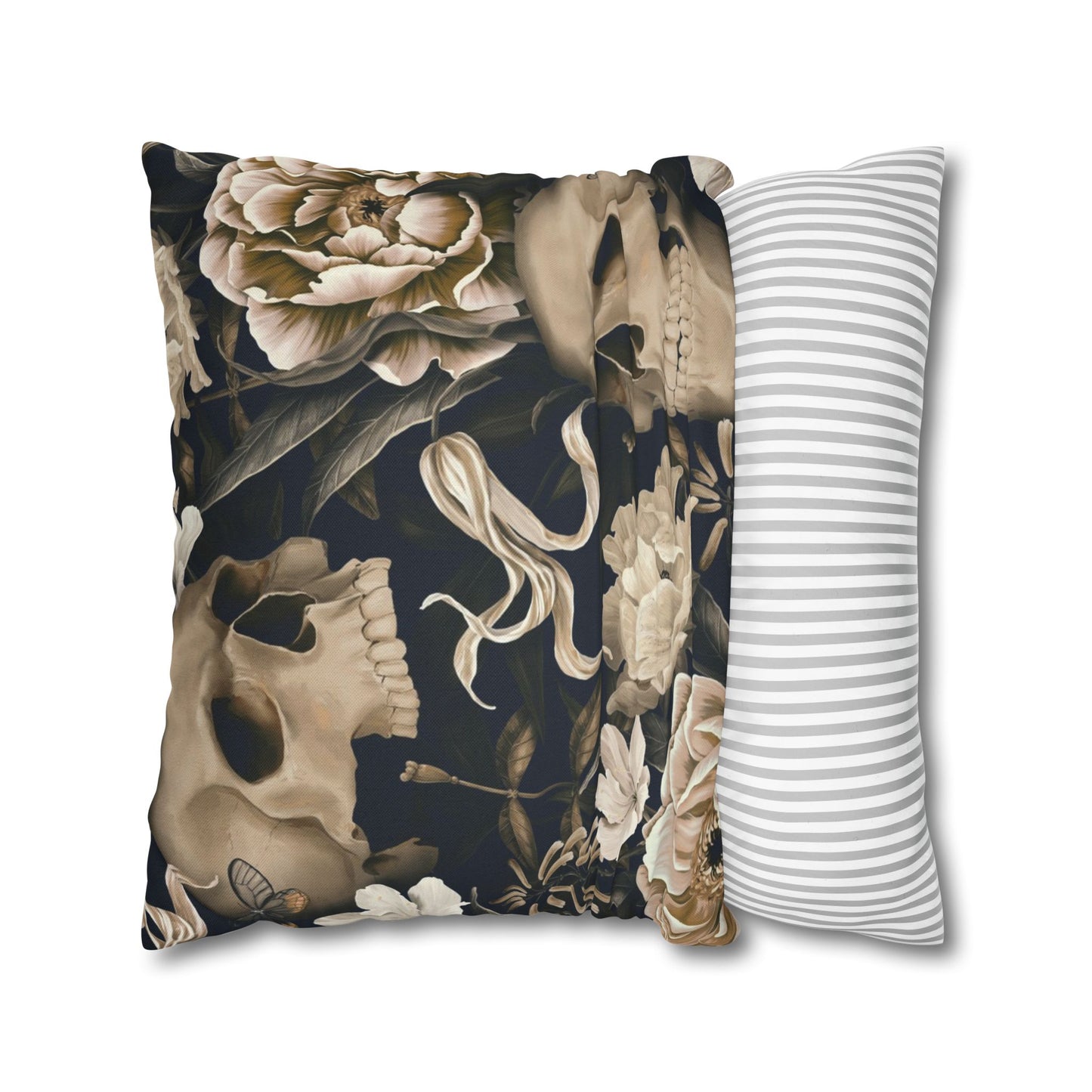 Gothic Floral Skull Pillowcase - Cozy Home Decor, Halloween Accessories, Dark Aesthetic Gifts, Gothic Style Pillow Cover, Unique [...]