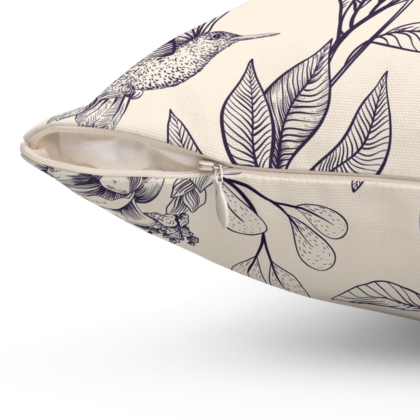 Botanical Nature Pillow, Indoor Decor Cushion, Floral Accent Pillow, Cozy Home Gift, Butterfly Throw Pillow - aMOOsing Designs