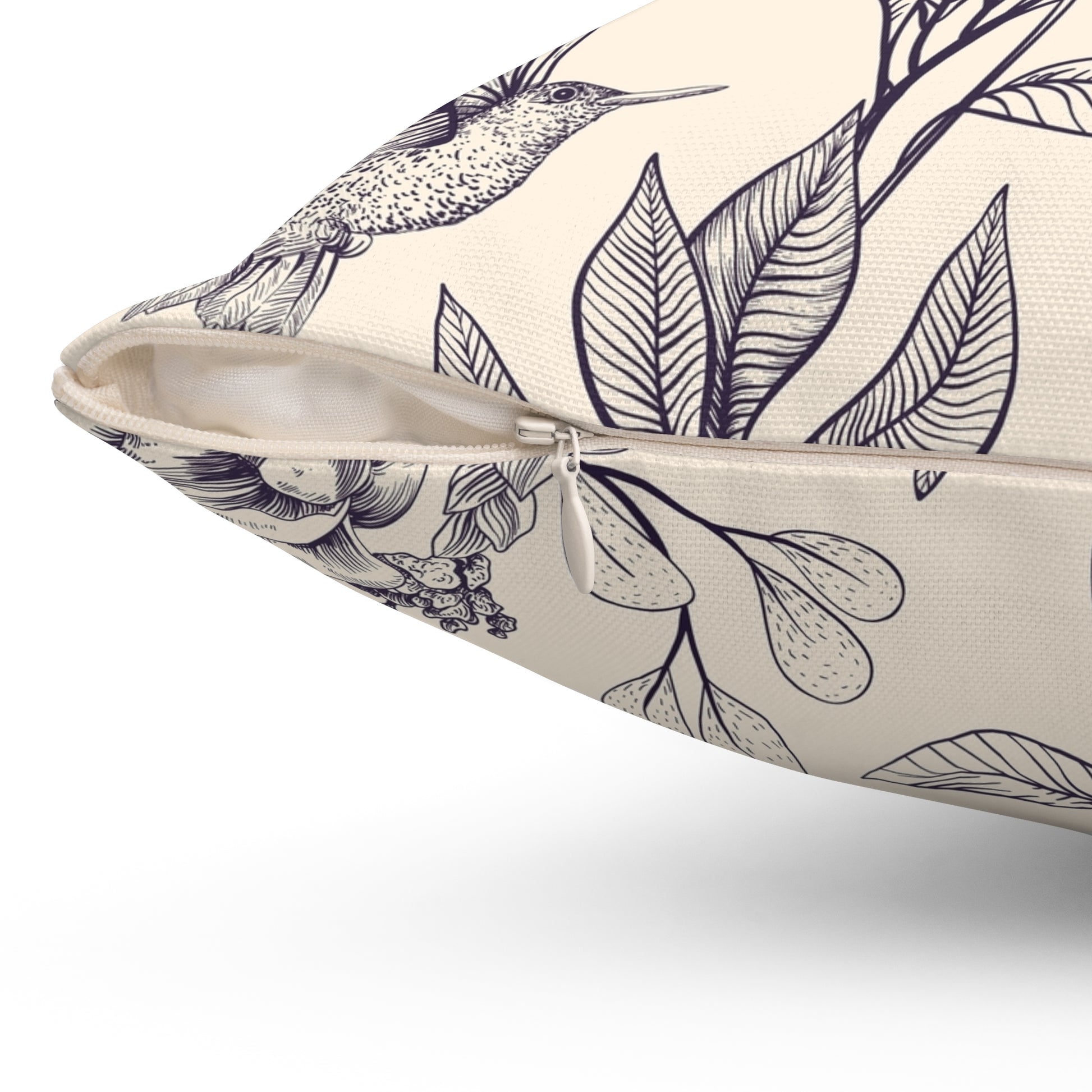 Botanical Nature Pillow, Indoor Decor Cushion, Floral Accent Pillow, Cozy Home Gift, Butterfly Throw Pillow - aMOOsing Designs